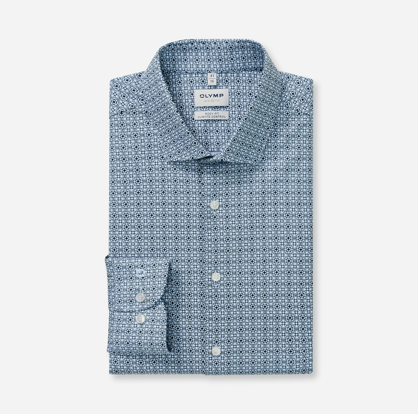 OLYMP Langarmhemd »Level Five« Businesshemd, body fit, modern fit, climate control