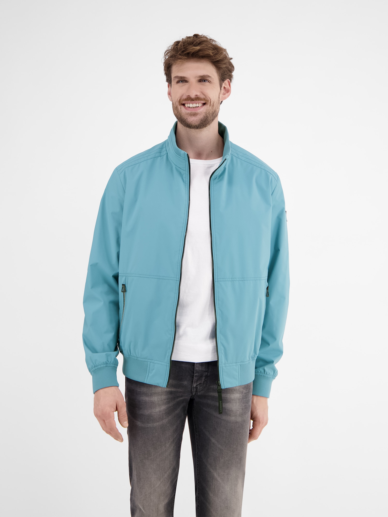 LERROS Blouson »LERROS Wind- und wasserabweisender Herren Blouson«, ohne Kapuze, Wasser- und windabweisend, atmungsaktiv