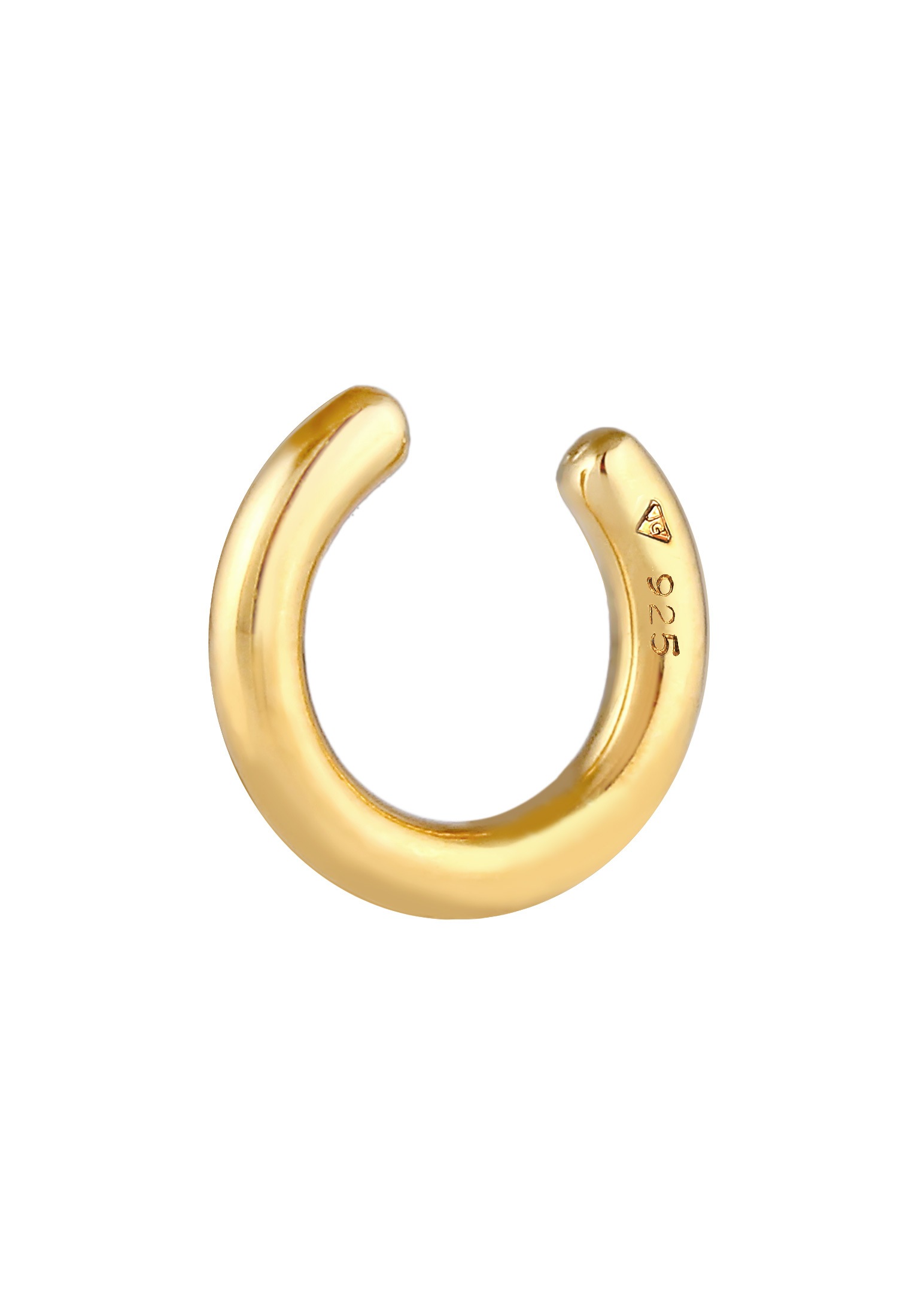Elli Ohrklemme »Ohrringe Earcuff Single Rund Basic 925 Silber«