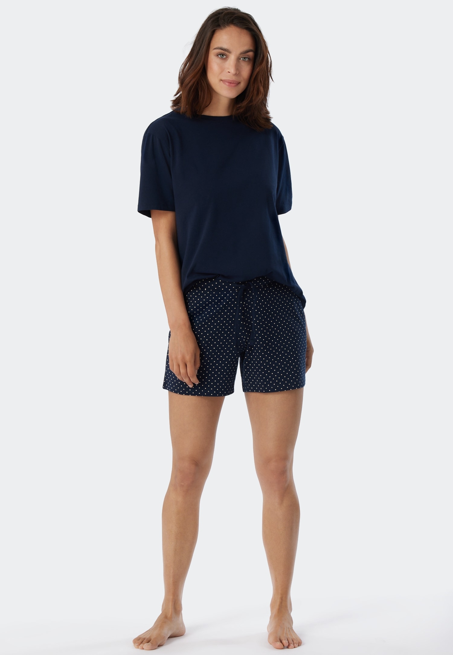 Schiesser Shorts »Mix + Relax«  seitliche Taschen, Single Jersey, bequem, lockerer Schnitt