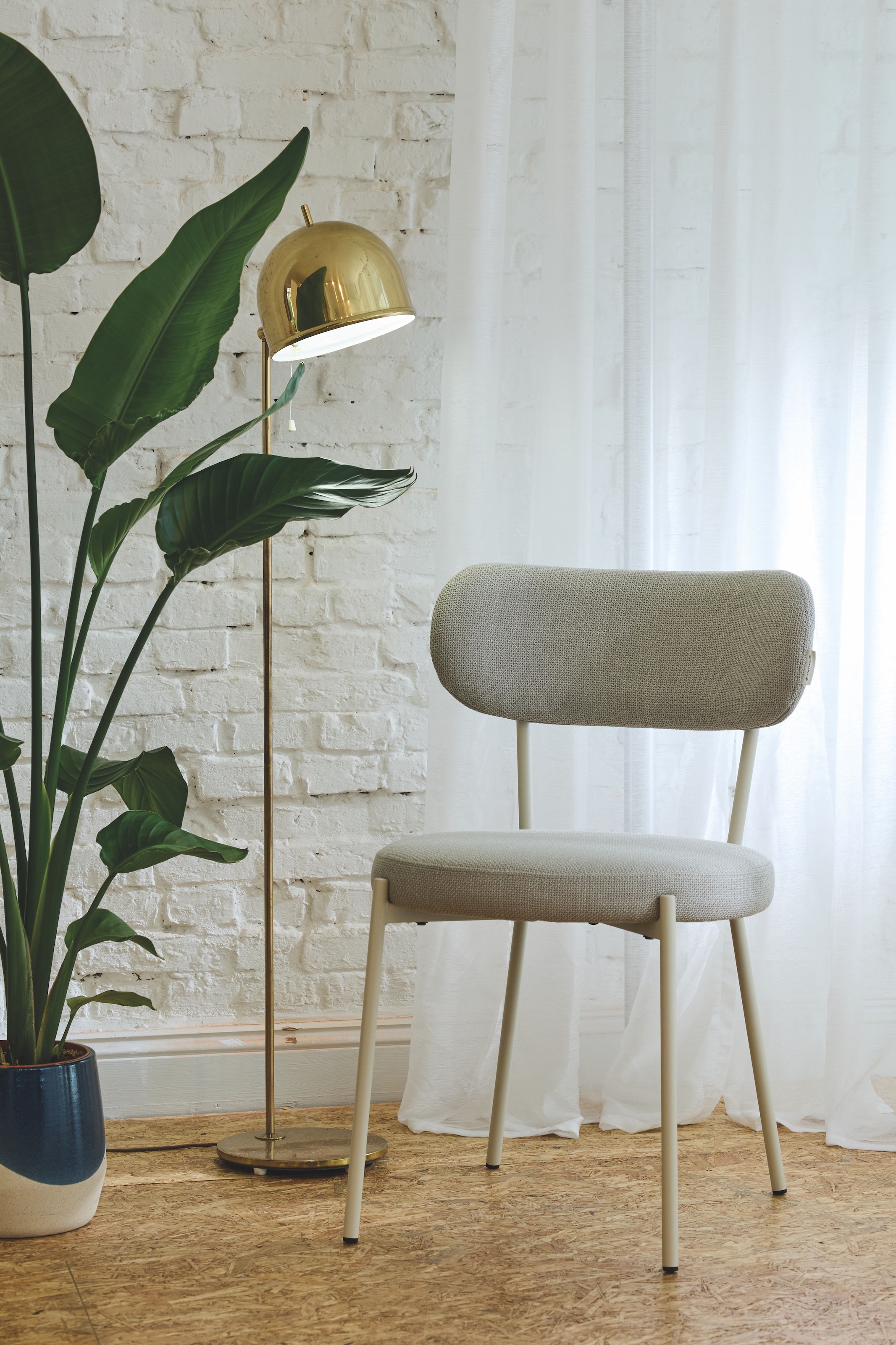 TOM TAILOR HOME 4-Fußstuhl »SOFT PAD CHAIR«, (Set), 2 St., Webstoff, Esszimmerstuhl, 4-Fußgestell, mit Rückenausschnitt