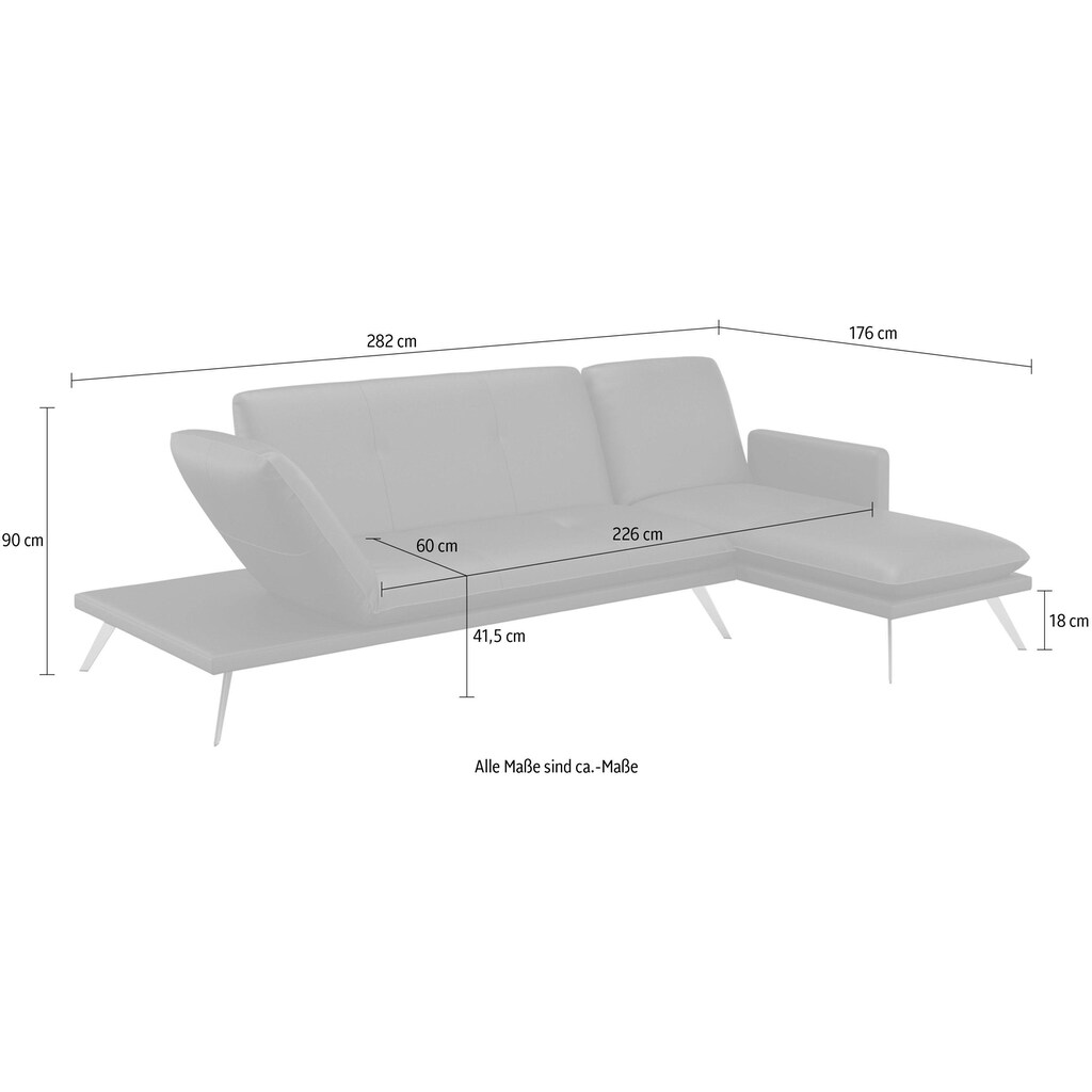 machalke® Ecksofa »wings«