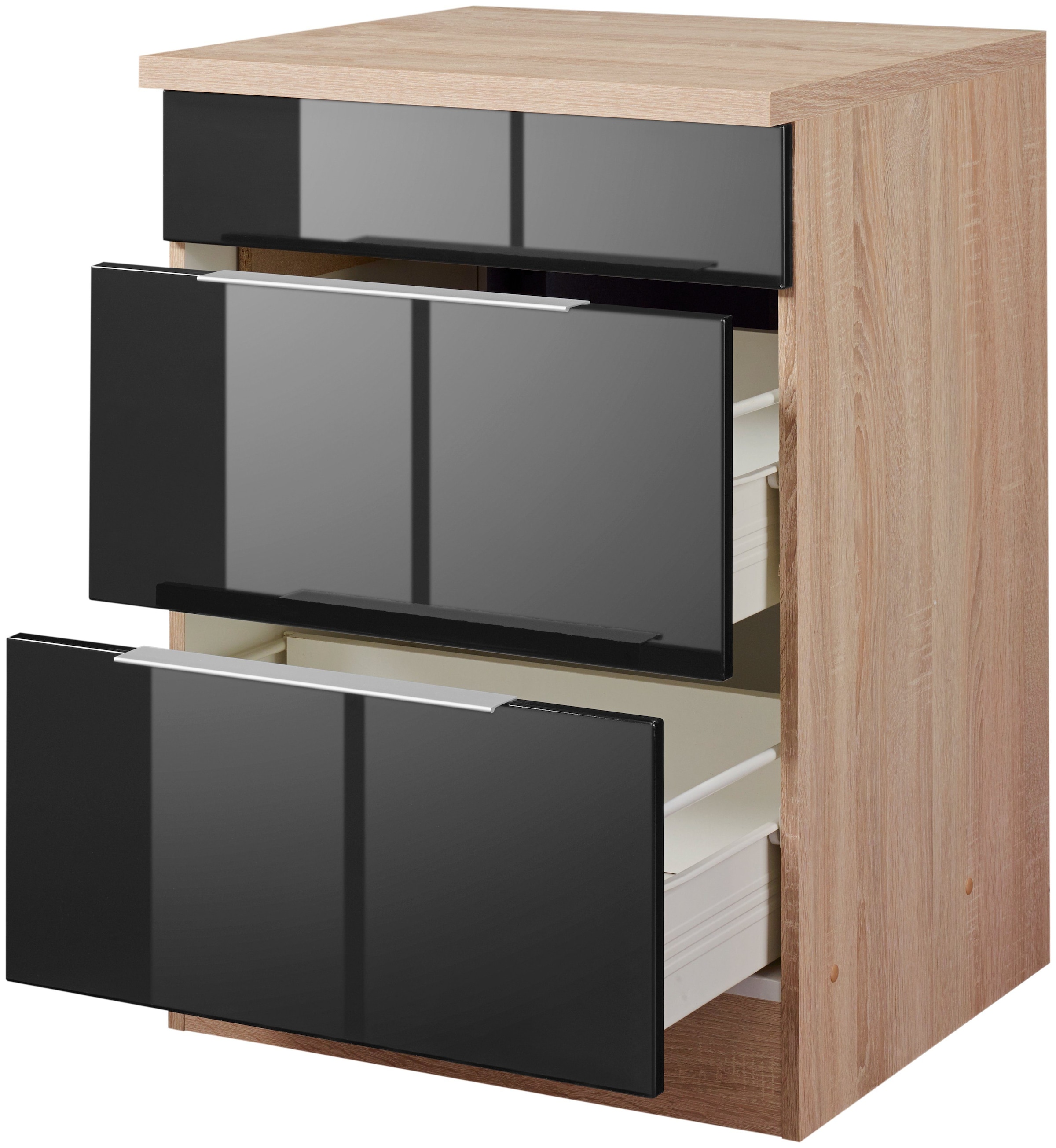 KOCHSTATION Kochfeldumbauschrank »KS-Brindisi« 60 cm breit, für autarkes Kochfeld