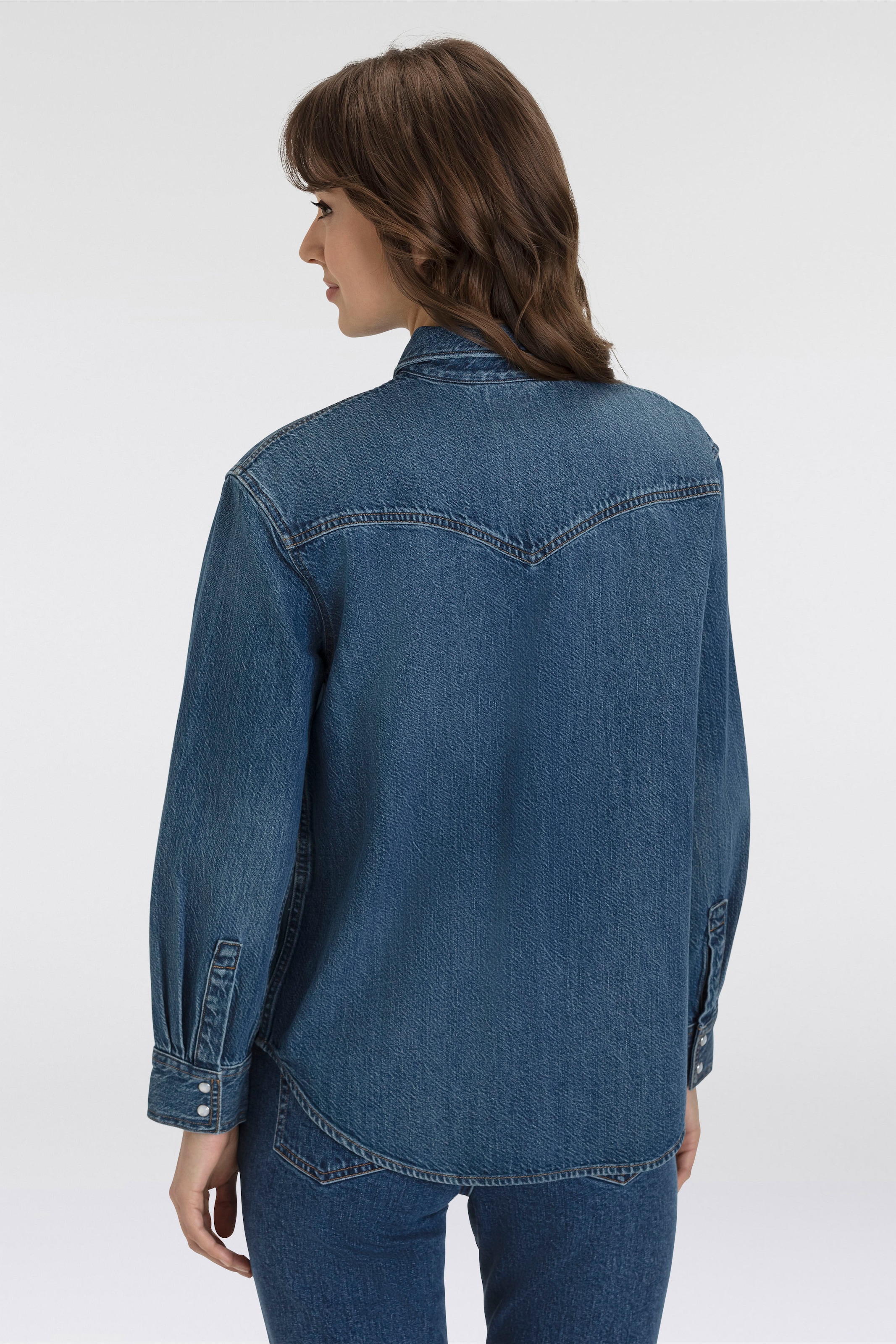 Levi's® Jeansbluse »TEODORA WESTERN SHIRT«, mit Druckknöpfen