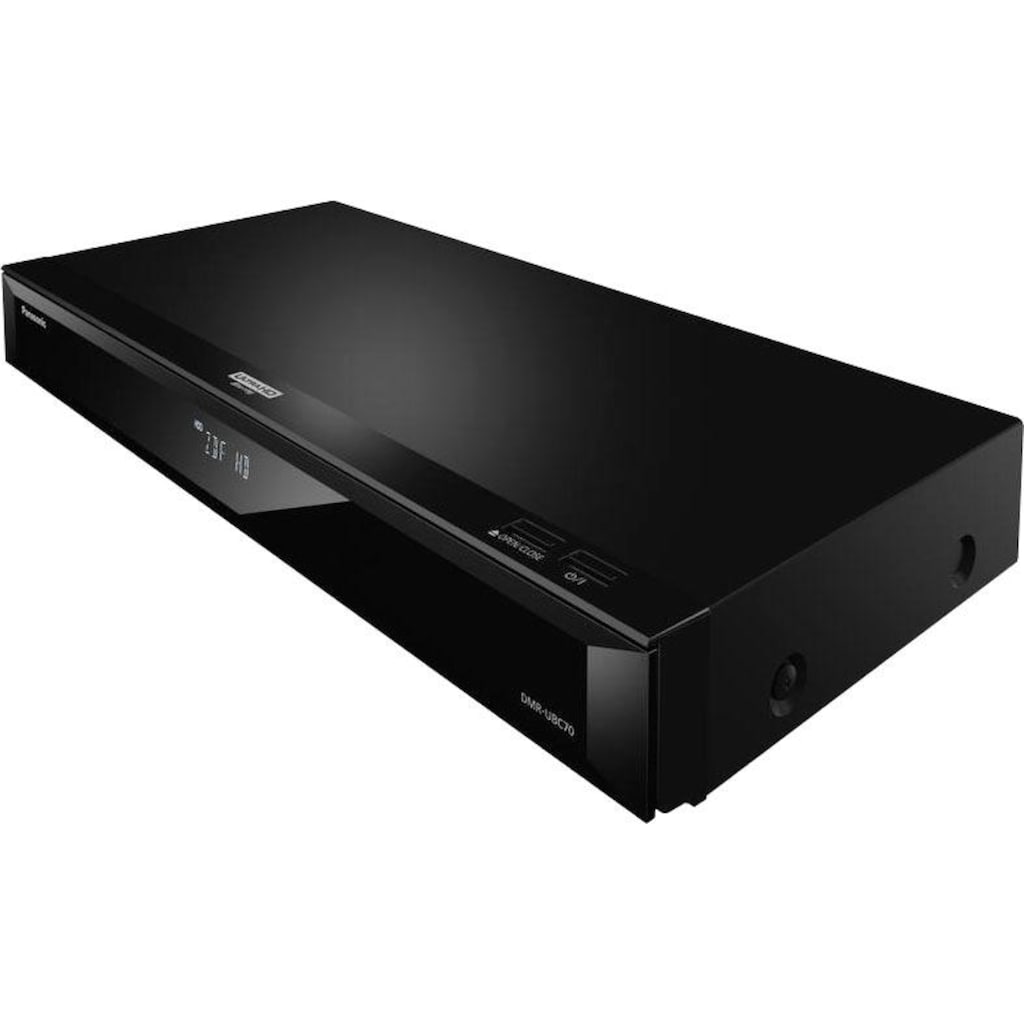 Panasonic Blu-ray-Rekorder »DMR-UBC70«, 4k Ultra HD, WLAN-LAN (Ethernet), 4K Upscaling, 500 GB Festplatte, für DVB-C und DVB-T2 HD Empfang