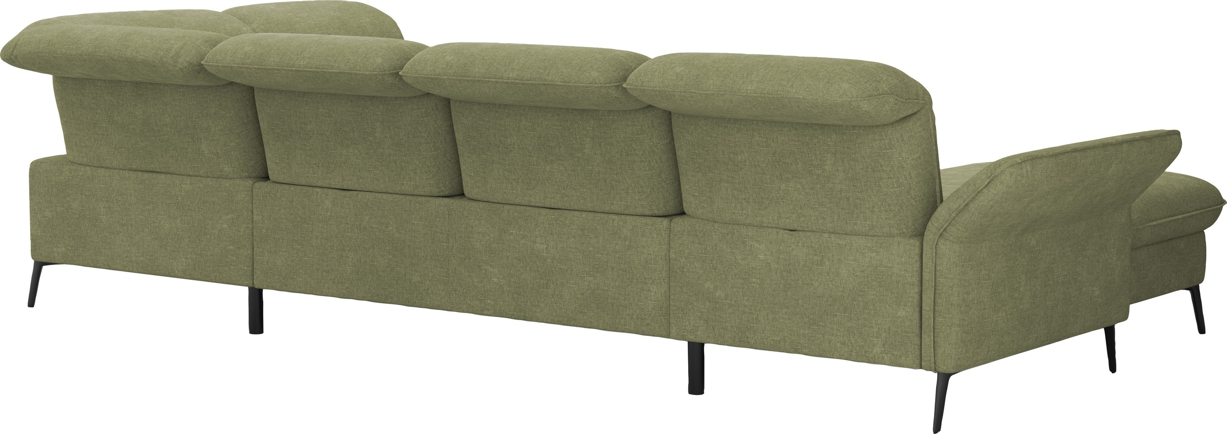 sit&more Wohnlandschaft »Emely, inkl. Sitztiefenverstellung«, wahlweise mit Bettfunktion,Bettkasten,Kopf- & Armteilverstellung