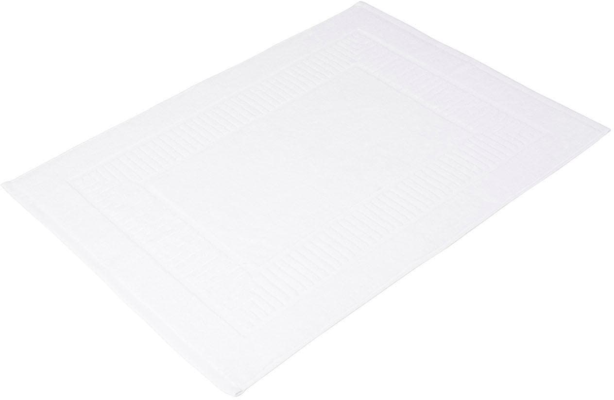 Gözze Badematte »BIO Frottier« Höhe 7 mm beidseitig nutzbar | fußbodenheizungsgeeignet Badvorleger, Frottier-Qualität, mit Bordüre