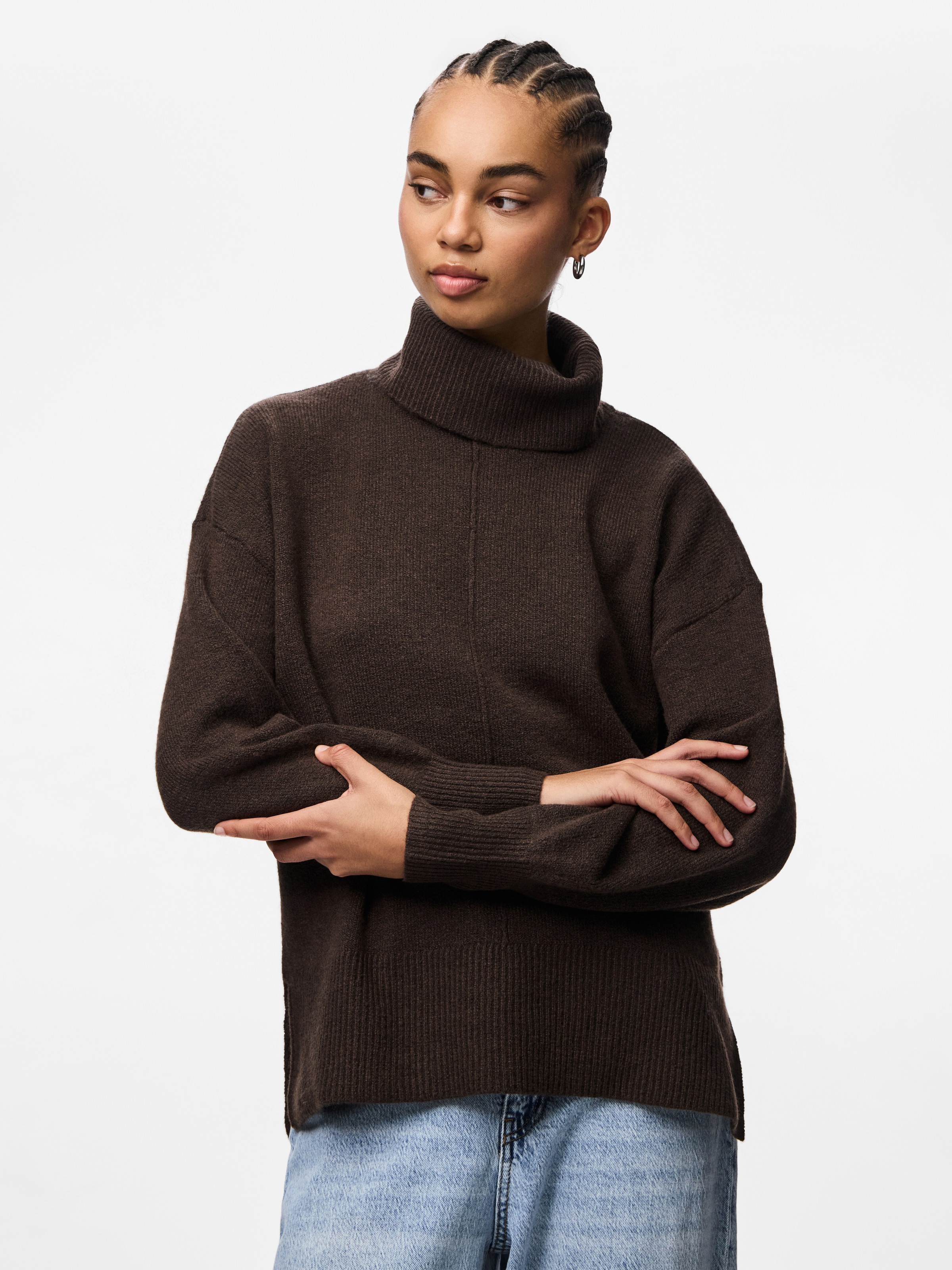 pieces »PCMALOU LS ROLLNECK KNIT NOOS BC«