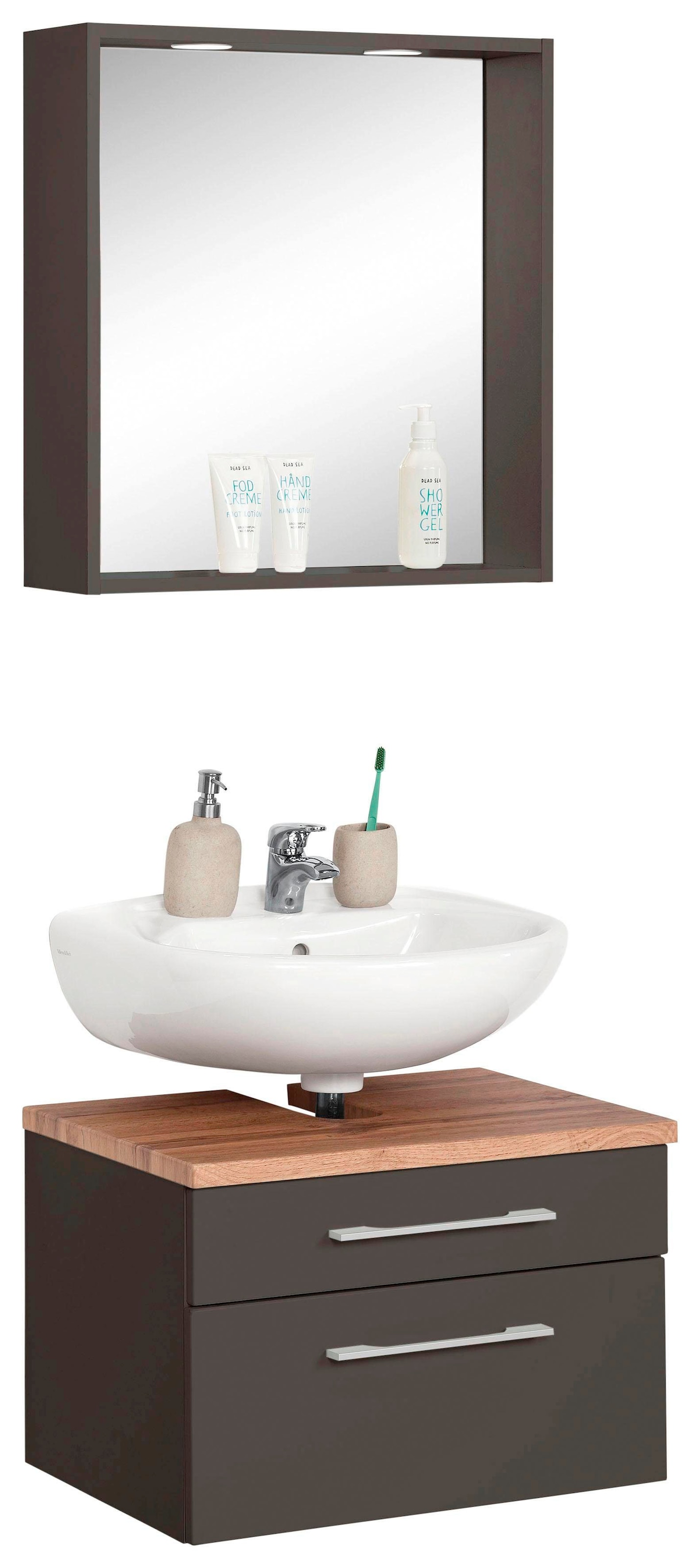 welltime Badmöbel-Set »Davos« 2 Stk. tlg.
