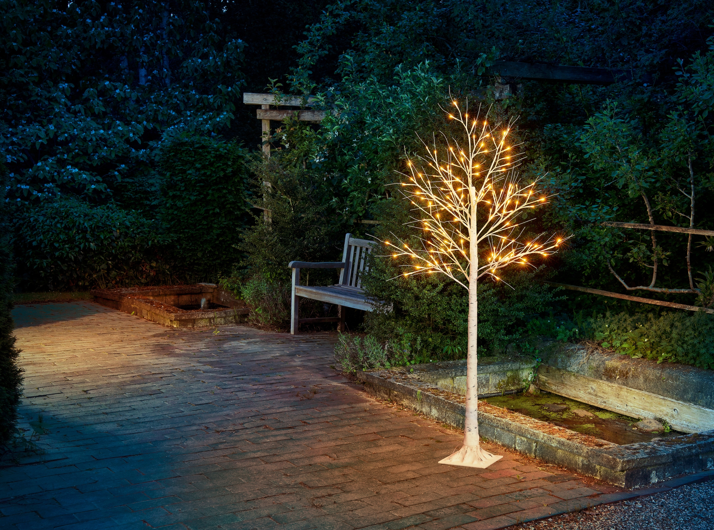 BONETTI LED Baum »Weihnachtsdeko«, 120 flammig-flammig, Beleuchteter Deko- Baum in Birkenoptik, Höhe ca. 120 cm online kaufen | mit 3 Jahren XXL  Garantie
