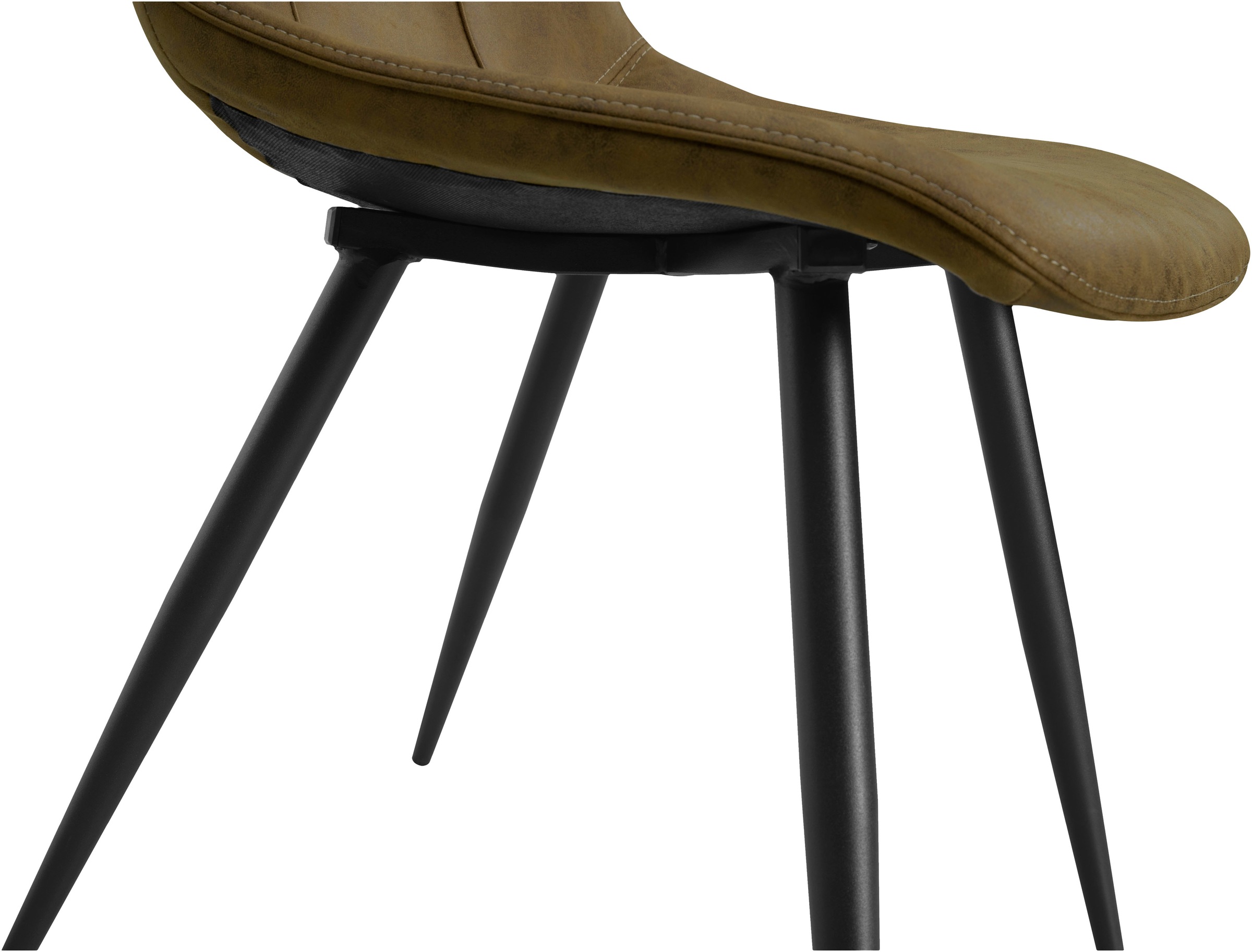 OMG Design Esszimmerstuhl »Peak« (Set) 1 Stk.moderne Sitzschale in Microfaser Lederoptik