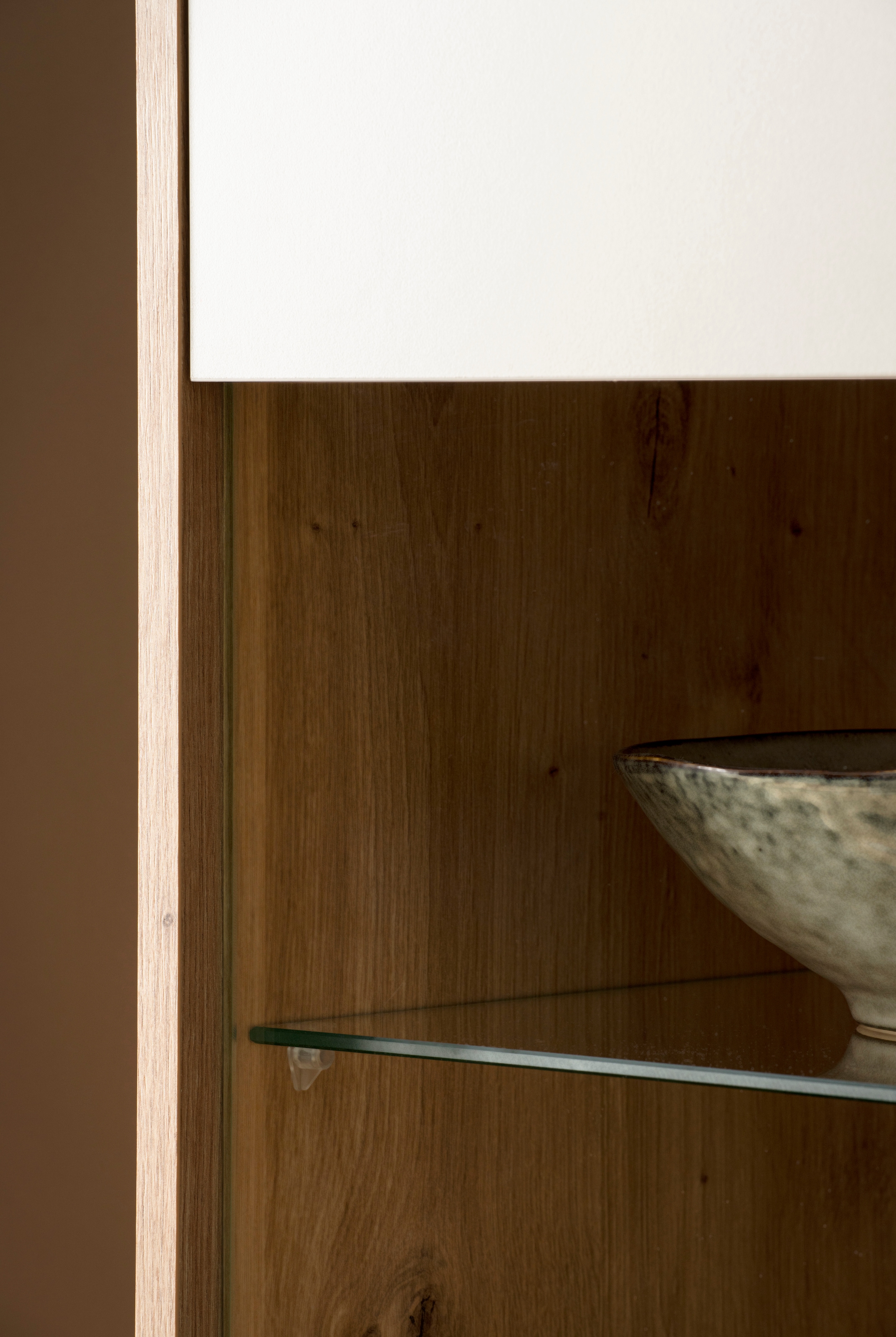 Home affaire Wohnwand »Sonora, moderne Anbauwand, Komplettset in Kaschmir/Eiche« Komplett-Set, 4 Stk. tlg.