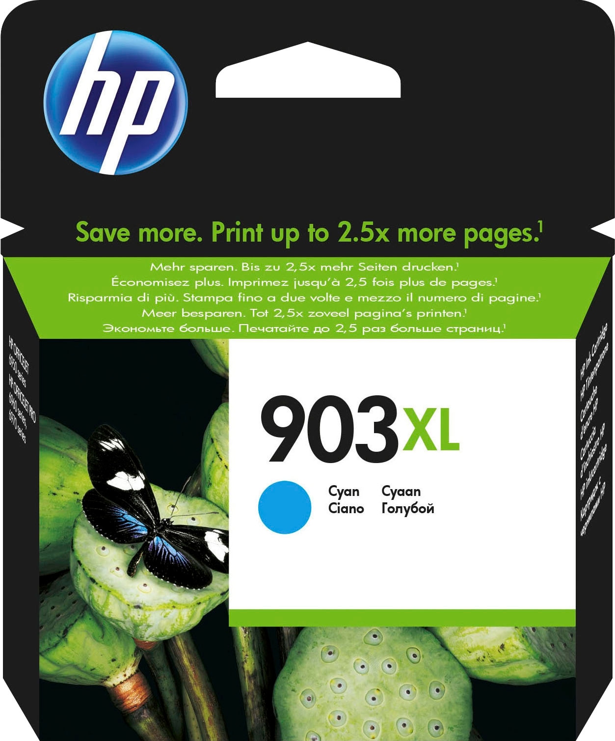 HP Tintenpatrone »903XL«, original Druckerpatrone 903 cyan XL T6M03AE ➥ 3  Jahre XXL Garantie | UNIVERSAL