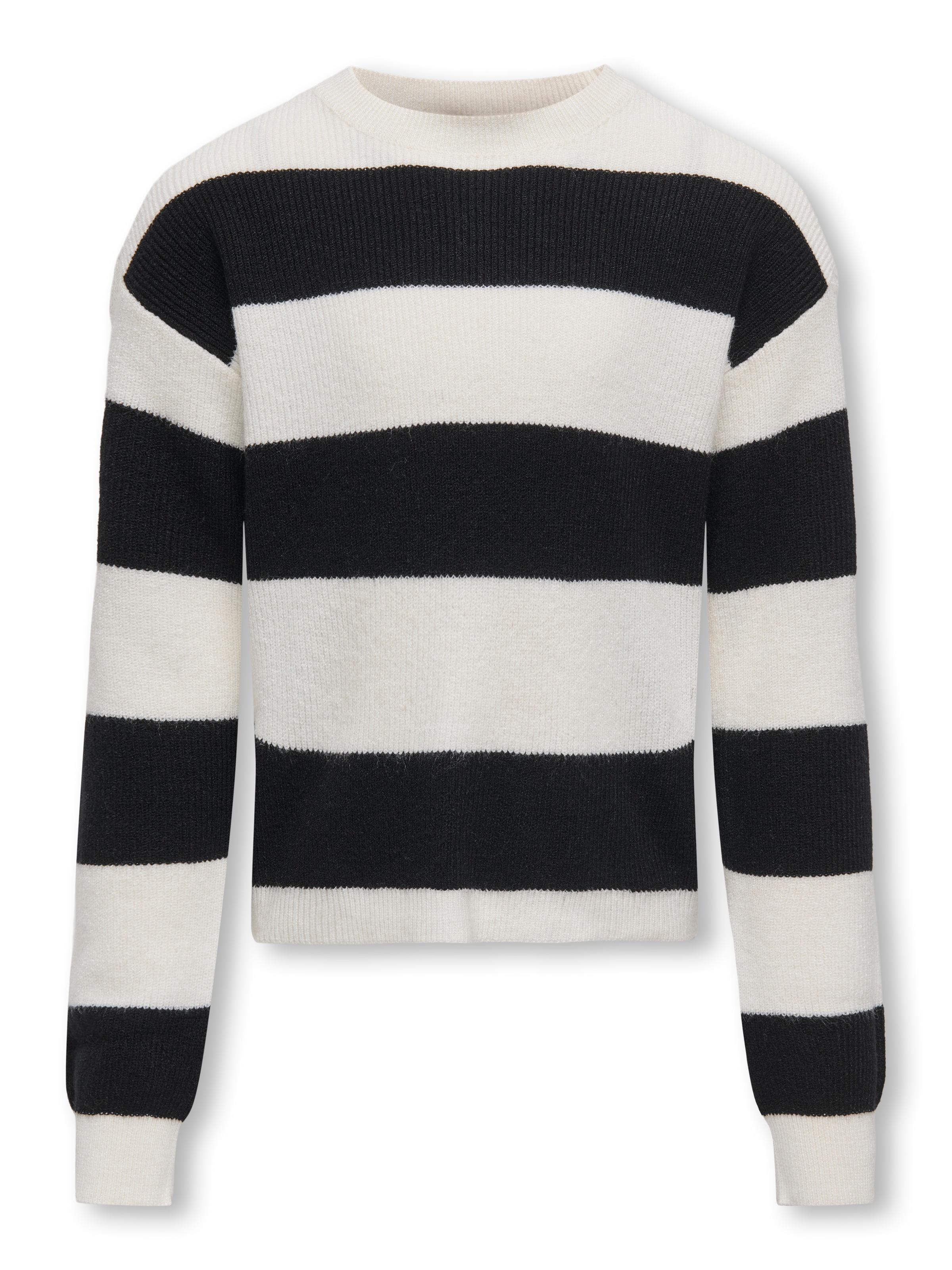 KIDS ONLY Strickpullover »KOGFRANCA SHORT L/S STRIPE KNT NOOS«