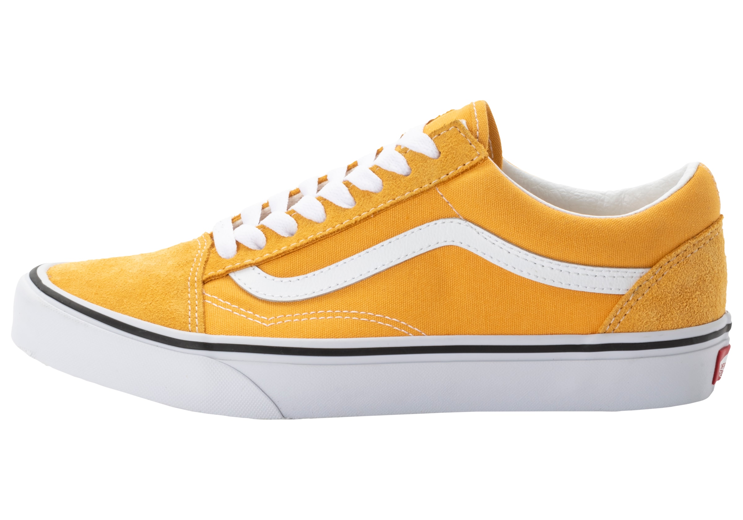 Vans Sneaker »Old Skool«, mit kontrastfarbenem Logo an der Ferse