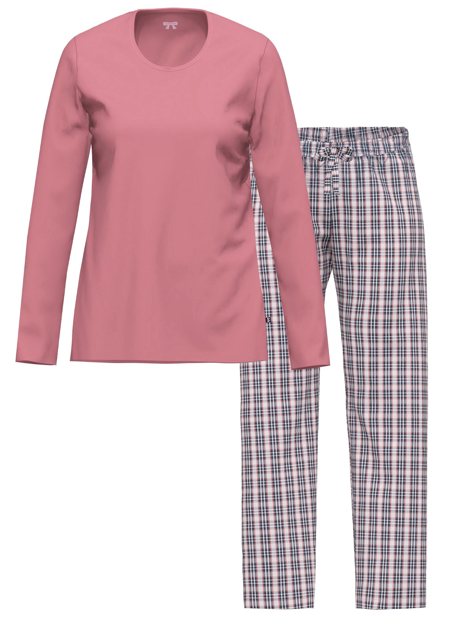 Ammann Schlafanzug »Damen langarm Shirt, lange Flanellhose Night & Relax« 1 Stk.