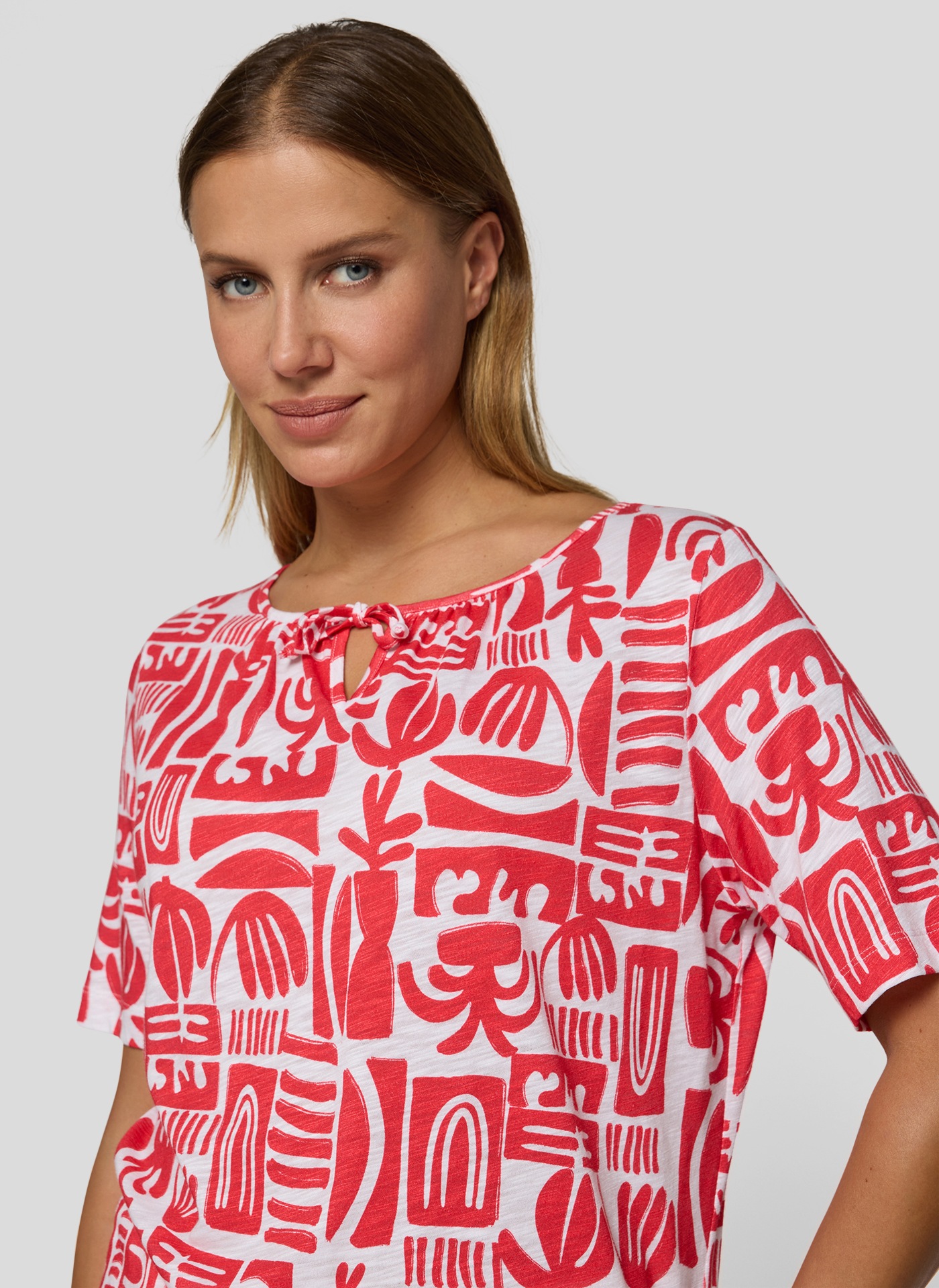 Rabe T-Shirt mit All-Over Print