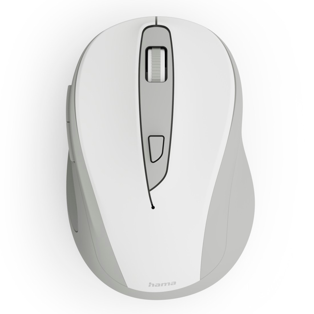 Hama Maus »Funkmaus WM-400 ergonomisch optisch 6 Tasten leise« Funk Ergonomisch, flüsterleise, 6 Tasten, DPI-Schalter, USB-Empfänger