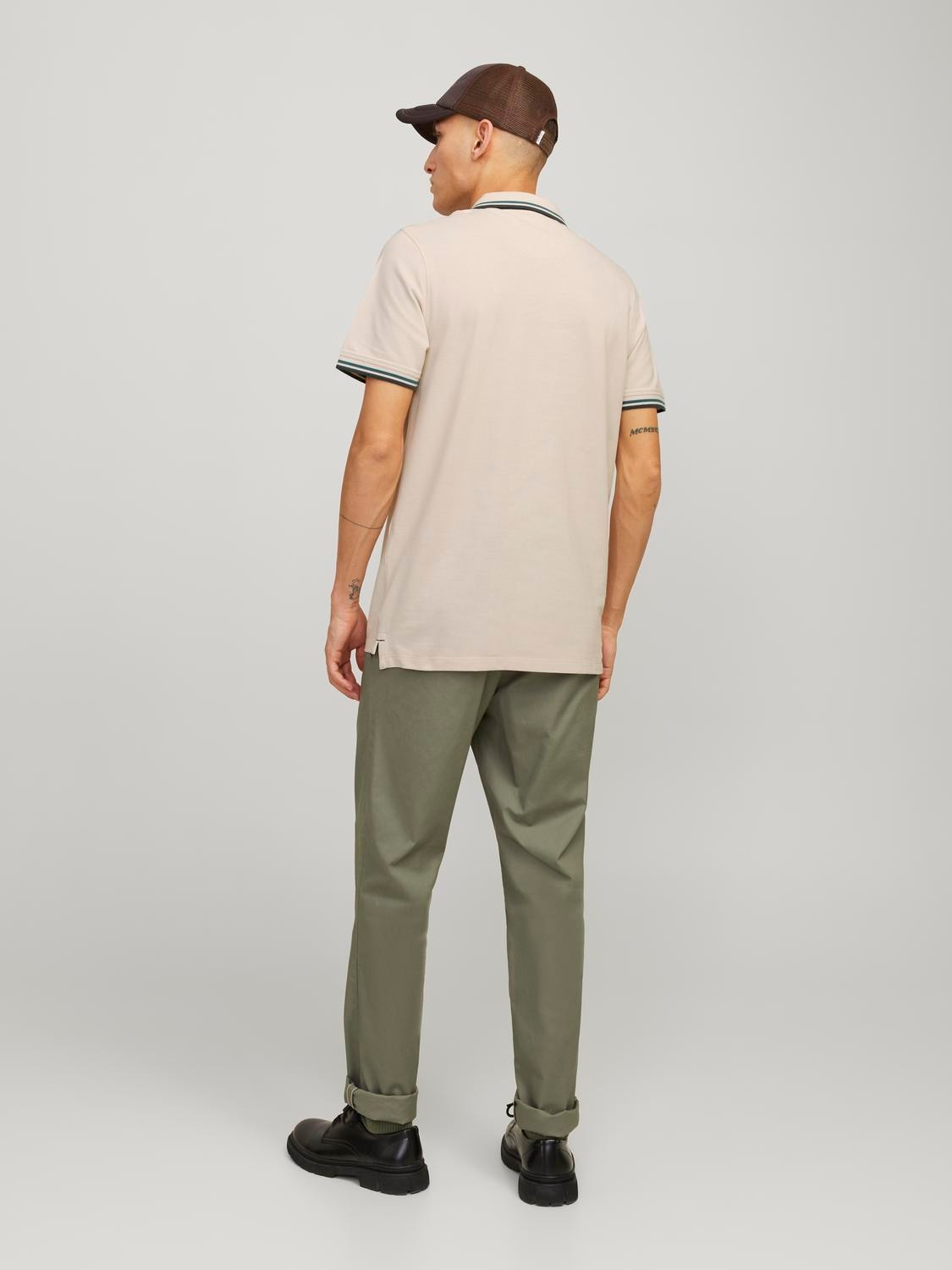 Jack & Jones Poloshirt »JJEPAULOS POLO SS NOOS«, mit Logo Stickerei