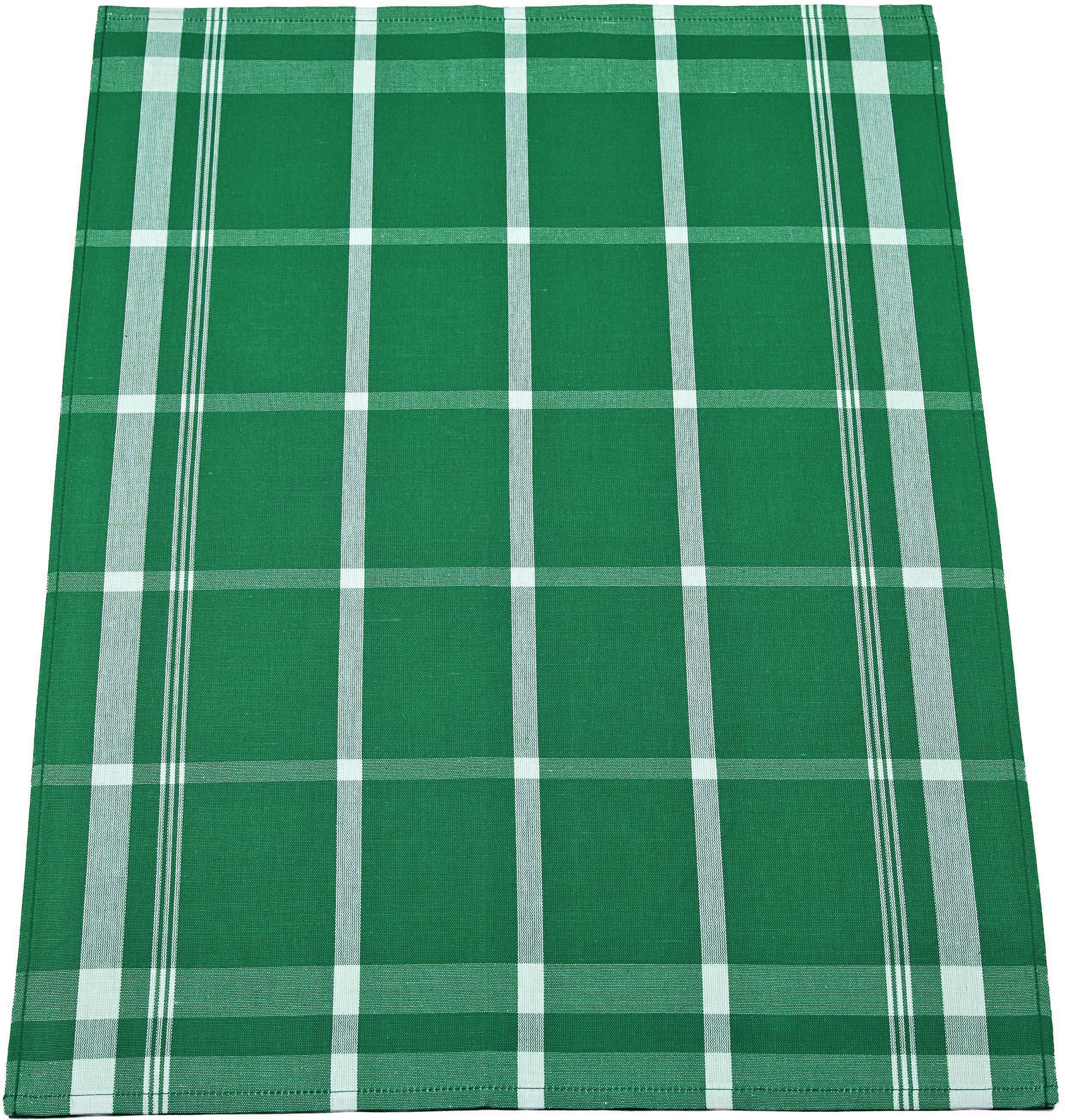 ROSS Geschirrtuch »Exclusiv«, (Set, 3 tlg.), 1x Küchen-Frottiertuch (Streifen) und 2 Geschirrtücher (Karodesign)