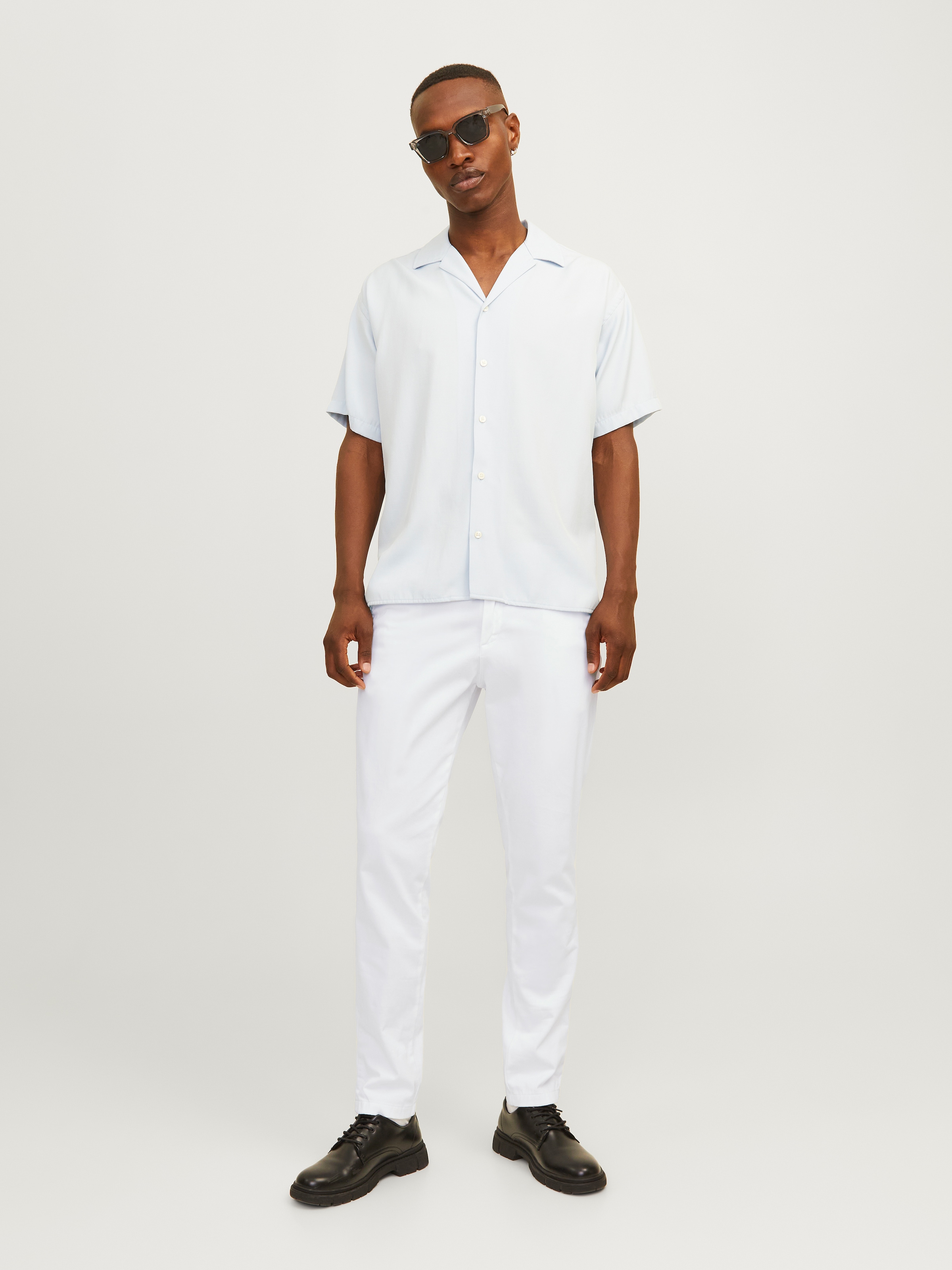 Jack & Jones Chinos »JPSTMARCO mit Stretchkomfort und schmalem Bein«, mit Reißverschluss
