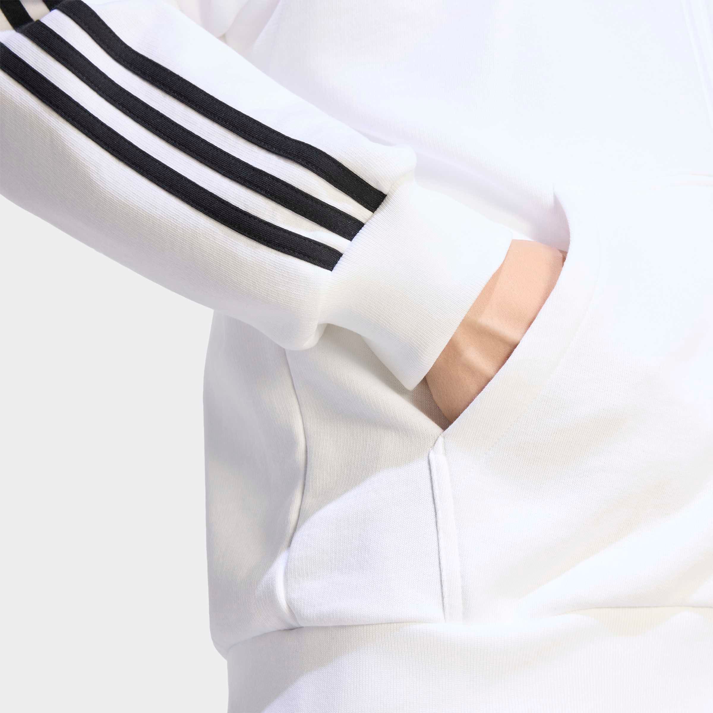 adidas Sportswear Kapuzensweatjacke »ESSENTIALS 3-STREIFEN FRENCH TERRY«