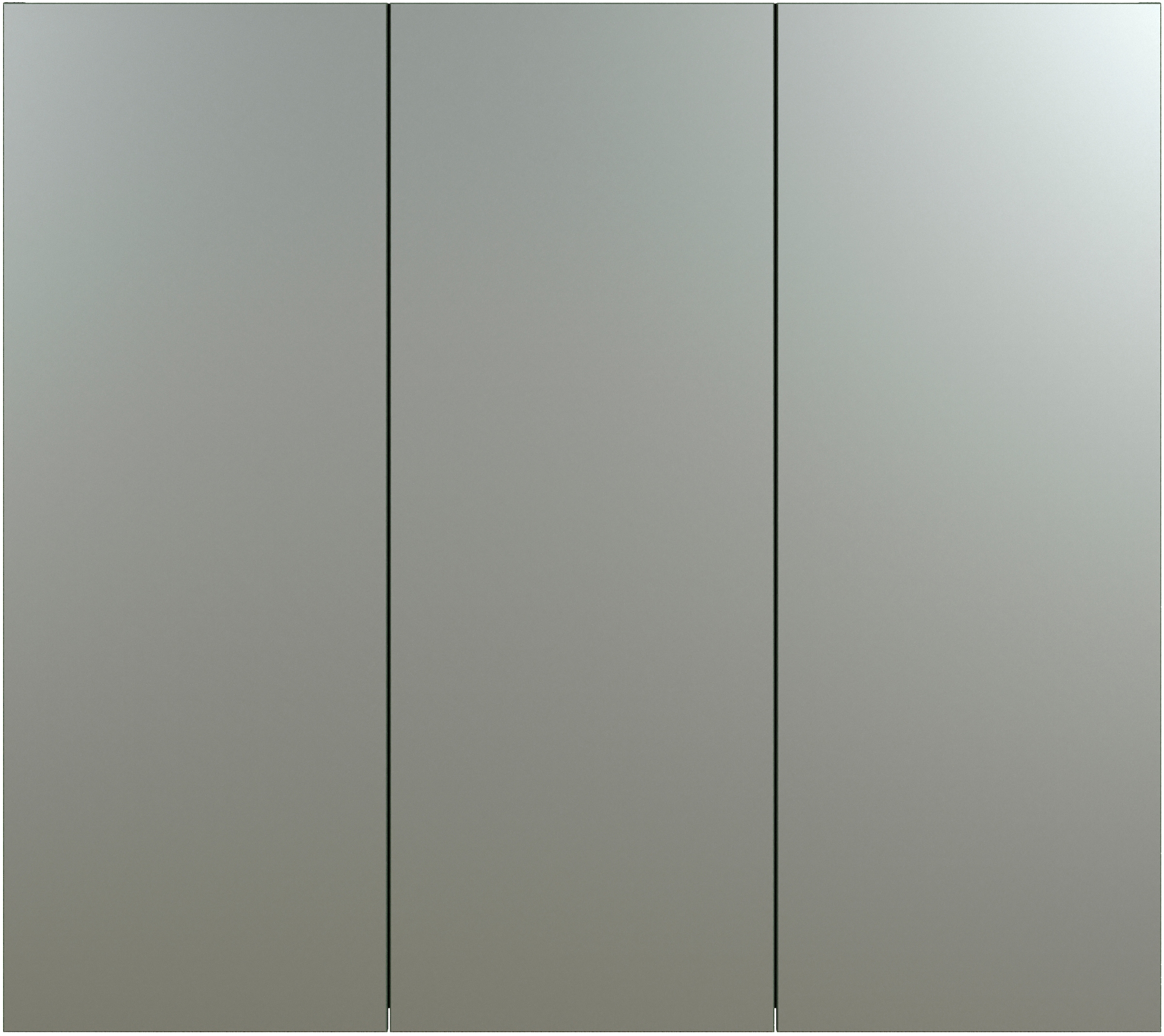 welltime Spiegelschrank »Amrum«, (1 St.), 3-Türiger Badspiegel mit Stauraum - Maße (B/T/H) 90/20/80 cm