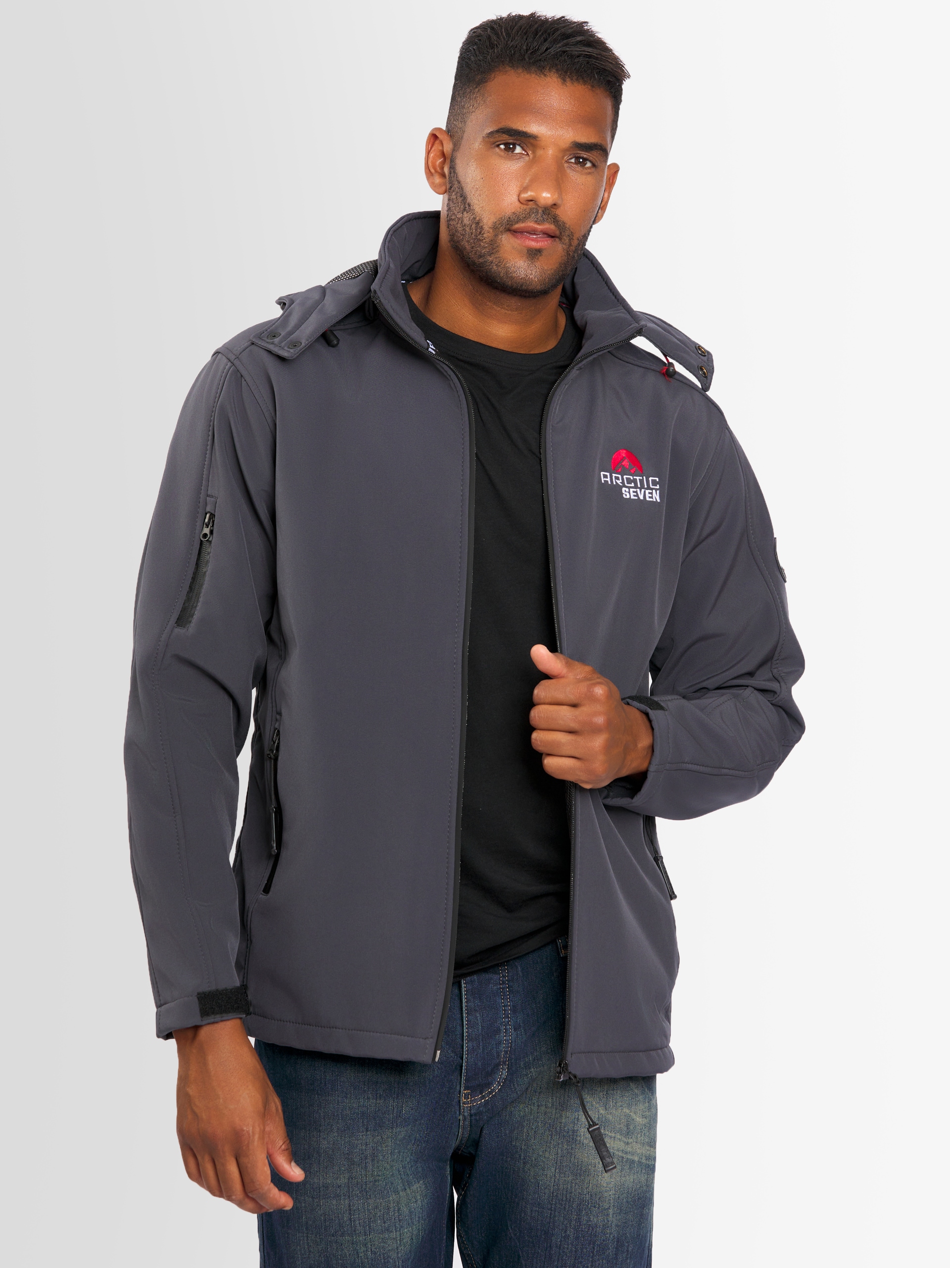 Arctic Seven Softshelljacke »Arctic Seven Herren Softshell Jacke AS087«