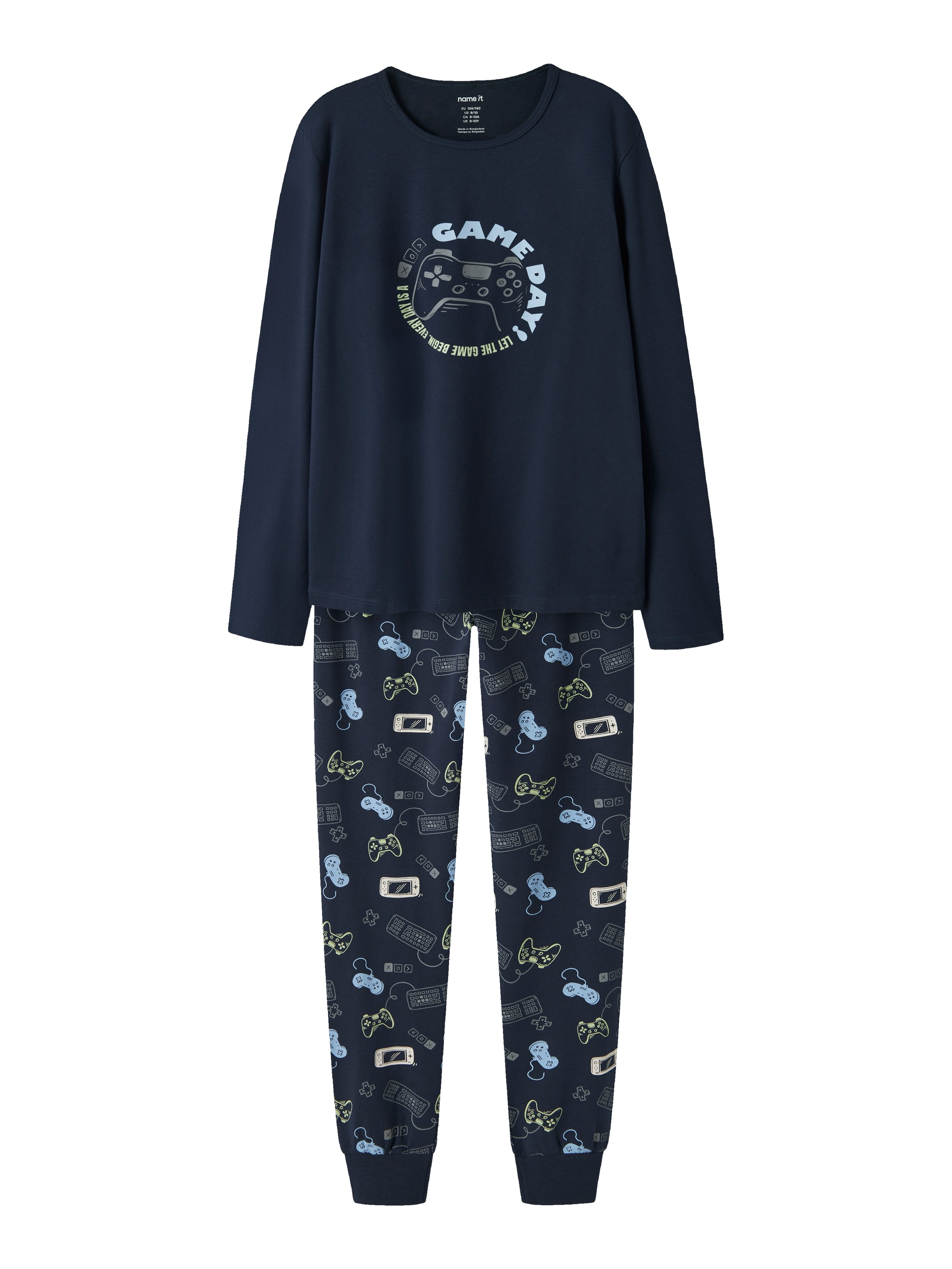 Name It Schlafanzug »NKMNIGHTSET NAVY GAMER NOOS« Set, 2 tlg.