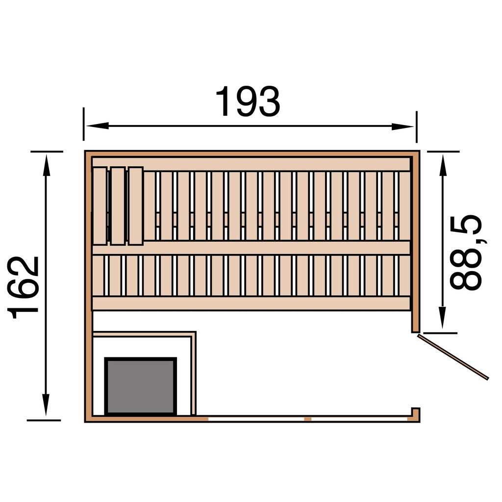 weka Sauna »Kemi Panorama«