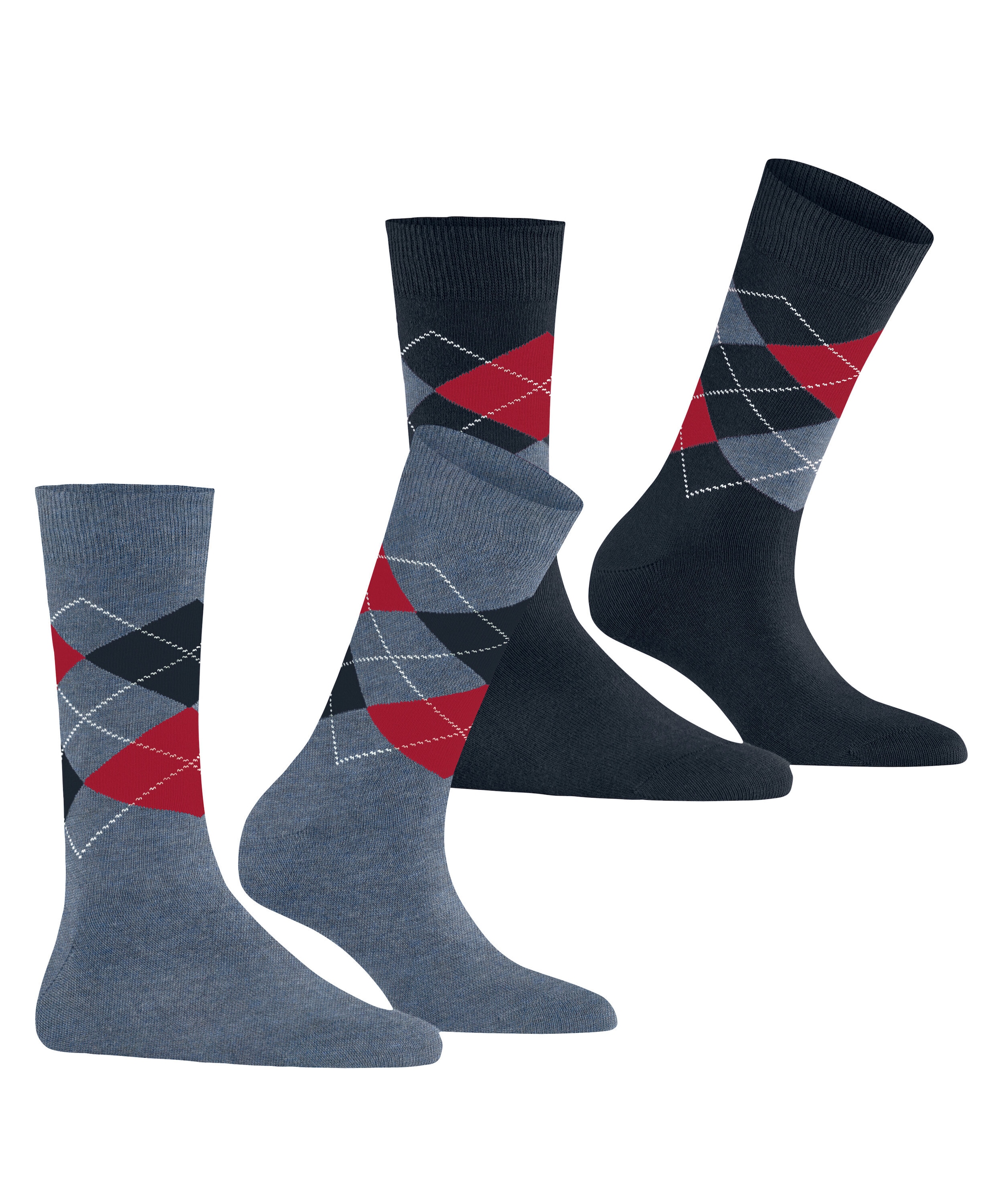 Burlington Socken »Everyday Argyle 2er-Pack« 2er Pack,  atmungsaktiv