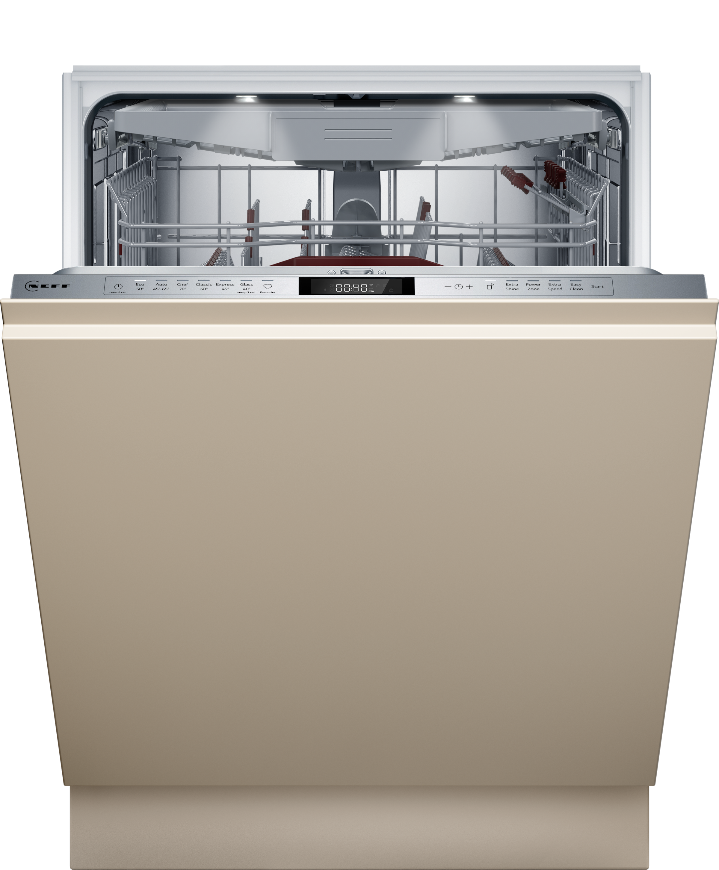 NEFF vollintegrierbarer Geschirrspüler N 70 »S157ZCX18E« 14 tlg. Maßgedecke