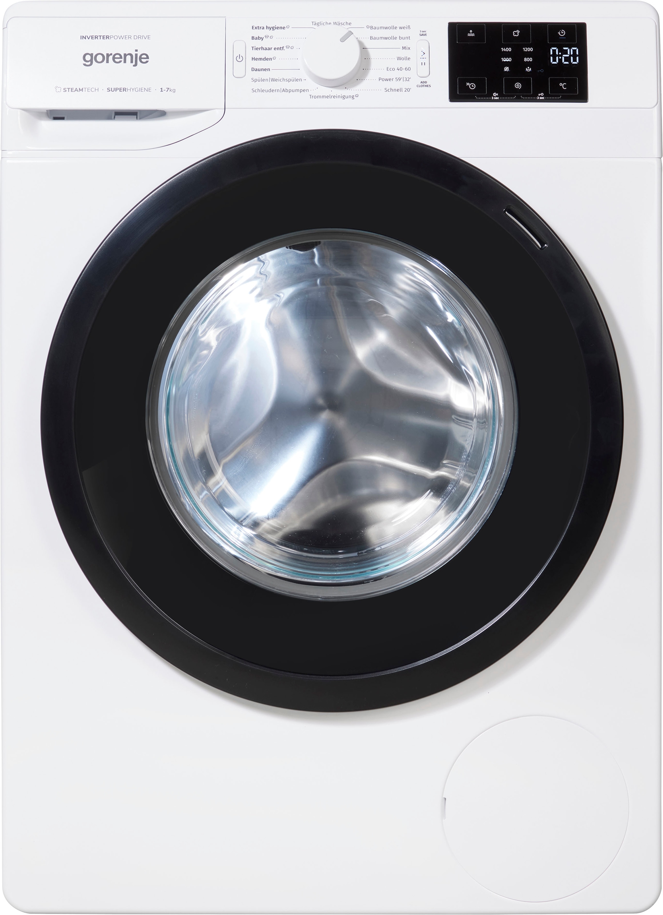 GORENJE Waschmaschine »Wave NEI74ADPS«, XXL 1400 mit Garantie kg, U/min NEI74ADPS, Jahren 3 Wave 7