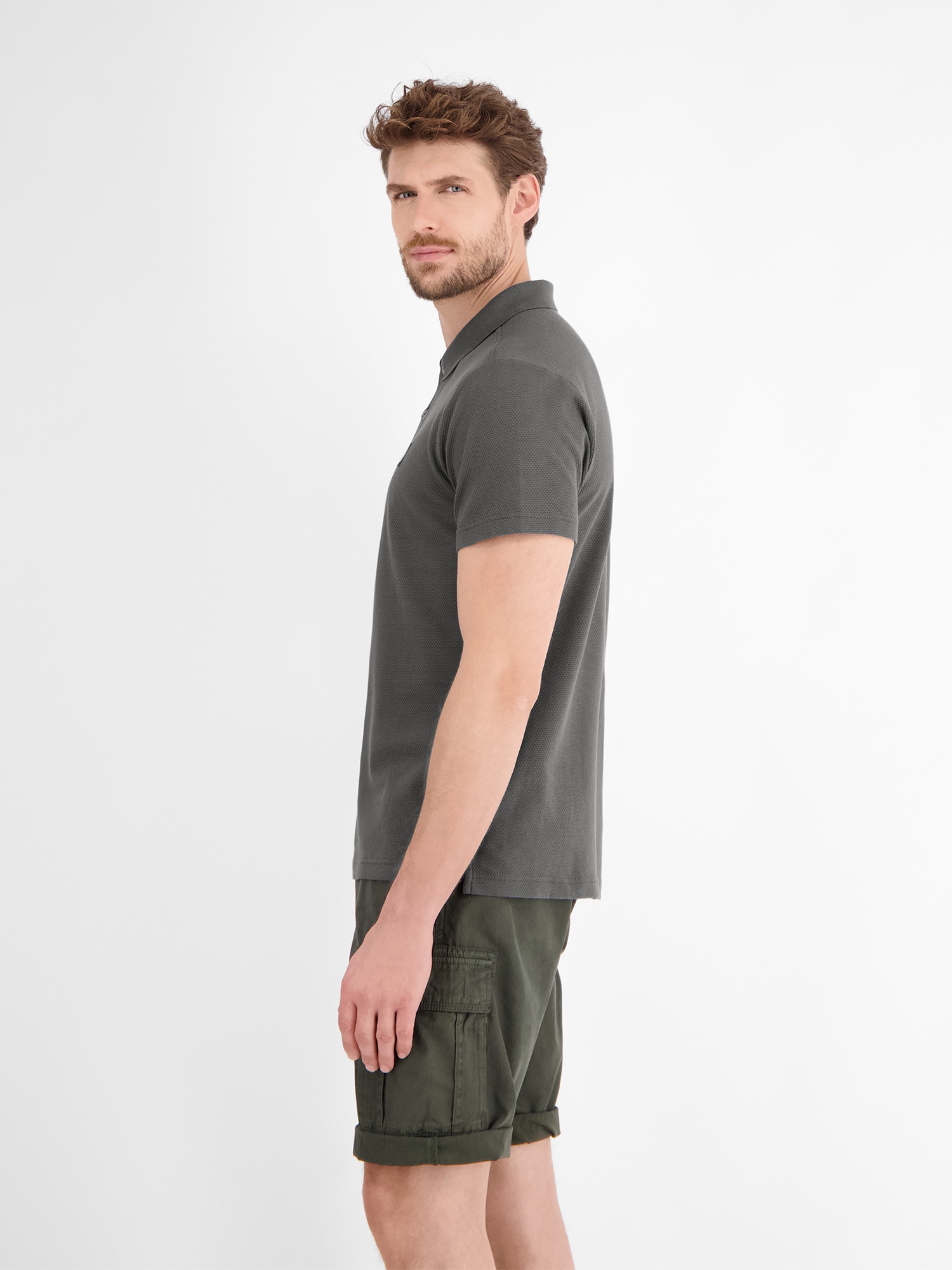 LERROS Poloshirt »LERROS Poloshirt in weicher Waffelpiquéqualität«