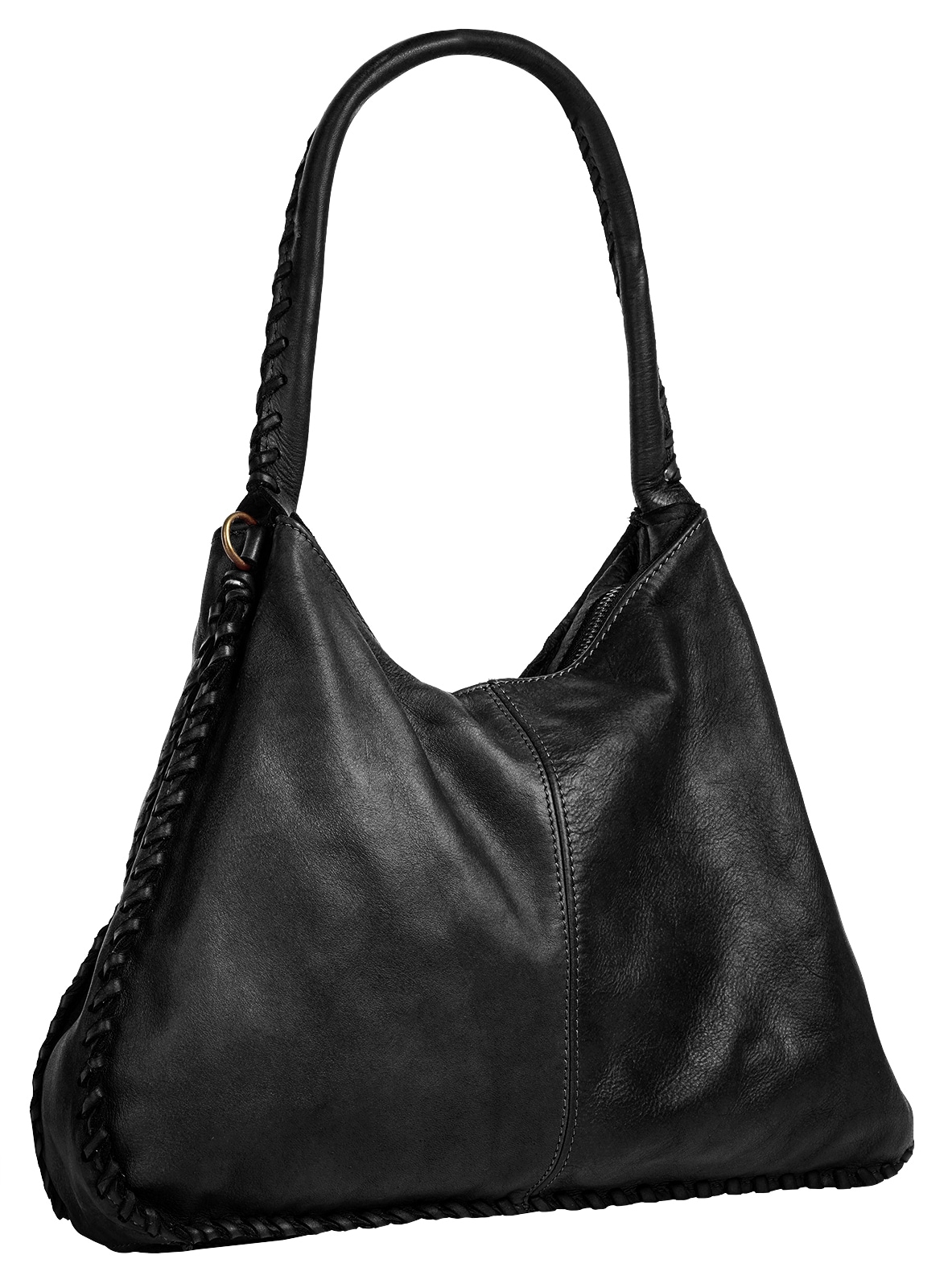 Samantha Look Shopper echt Leder, Made in Italy