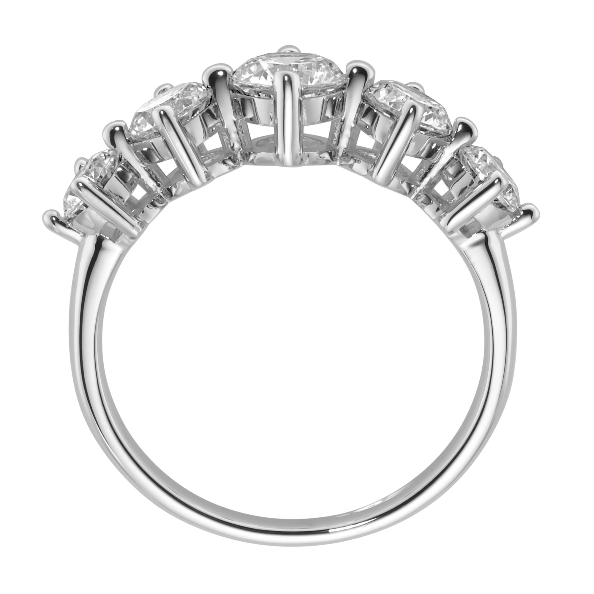 GIORGIO MARTELLO MILANO Silberring »Ring mit weißen Zirkonia, Silber 925«