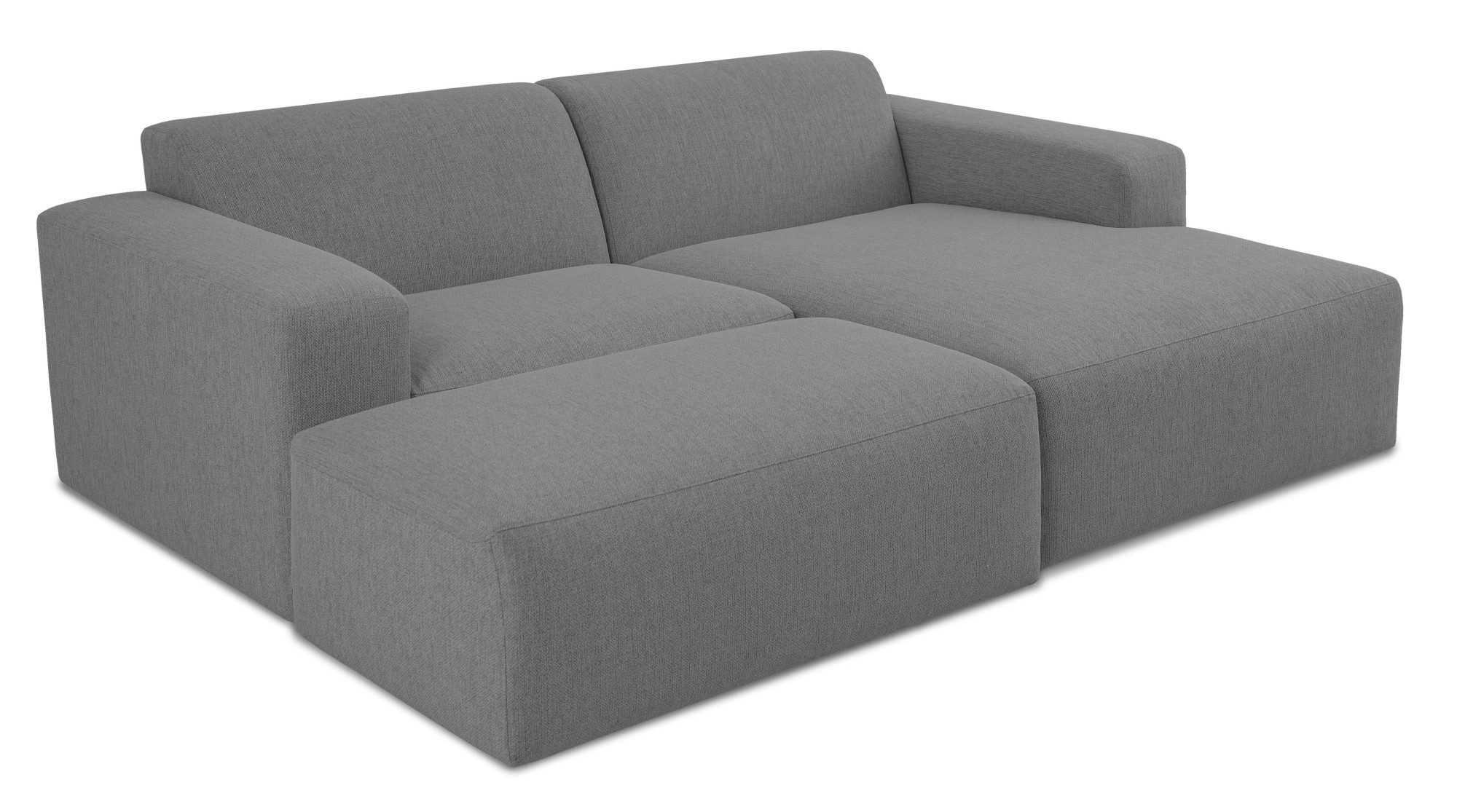 INOSIGN Ecksofa »Koa,228cm, L-Form, Modulsofa, Webstoff, Cord«, Designsofa, Set, Hocker inklusive, weicher Lounge-Sitzkomfort