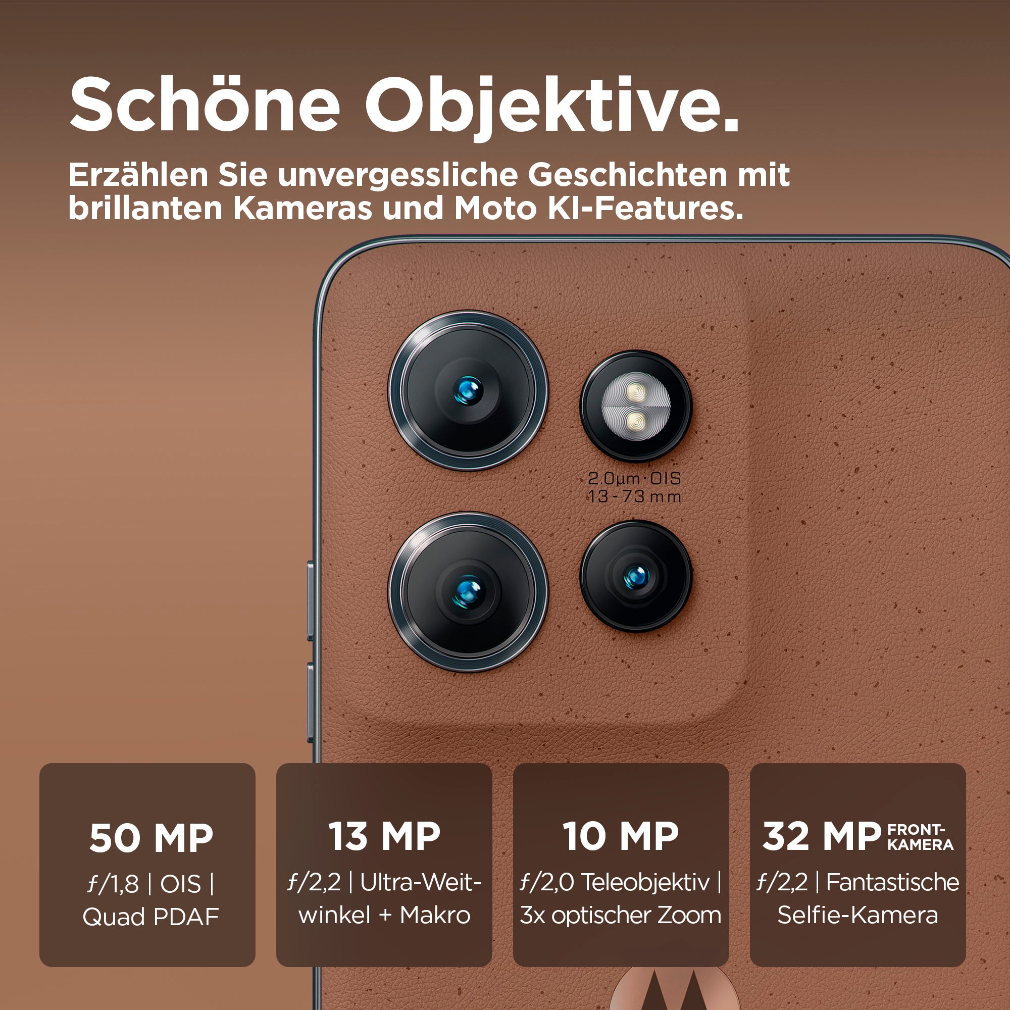 Motorola Smartphone »edge50 Neo 512 GB«, Mocha Mousse