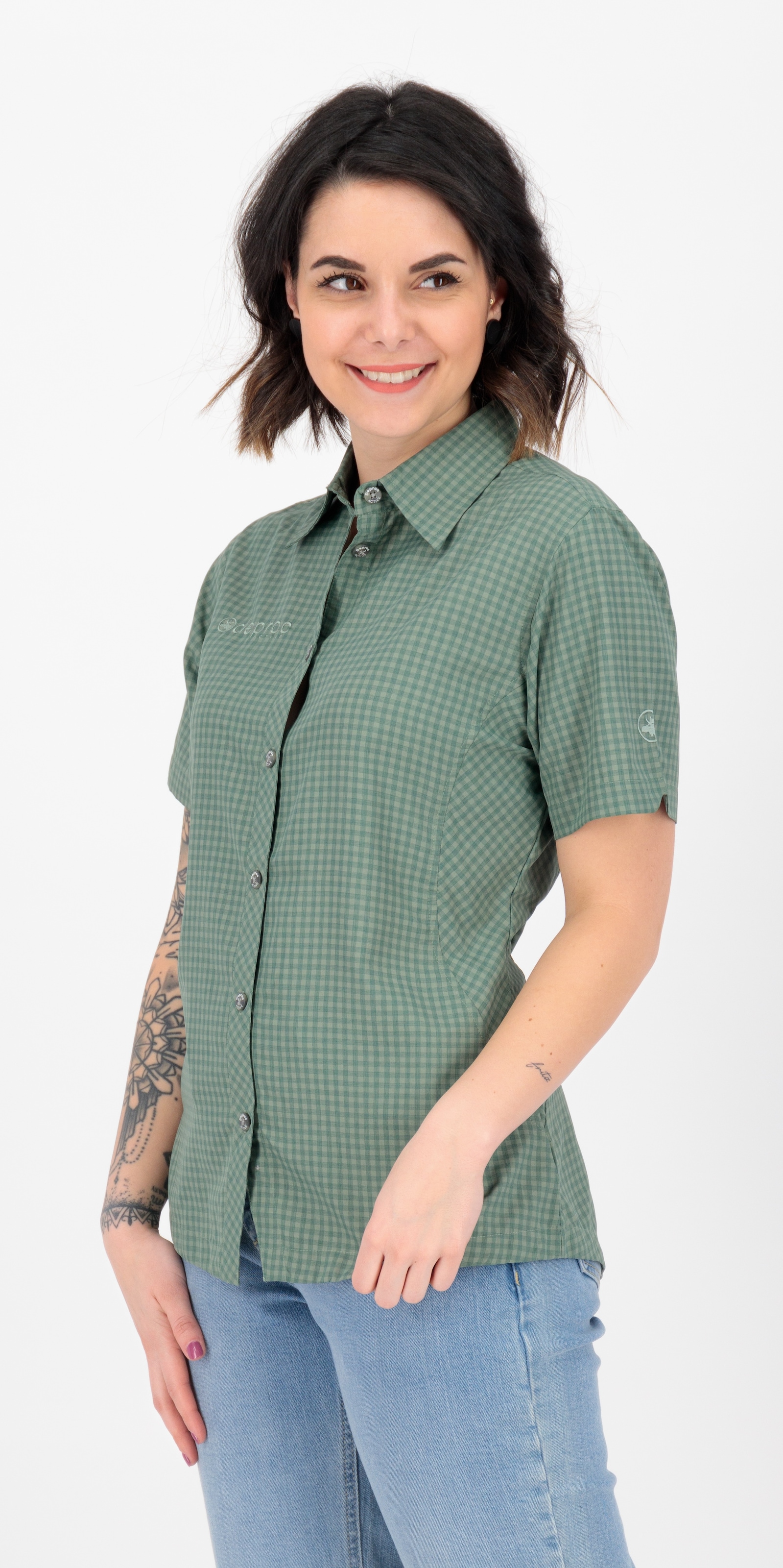DEPROC Active Outdoorbluse »COPPER WOMEN«, auch in Großen Größen erhältlich