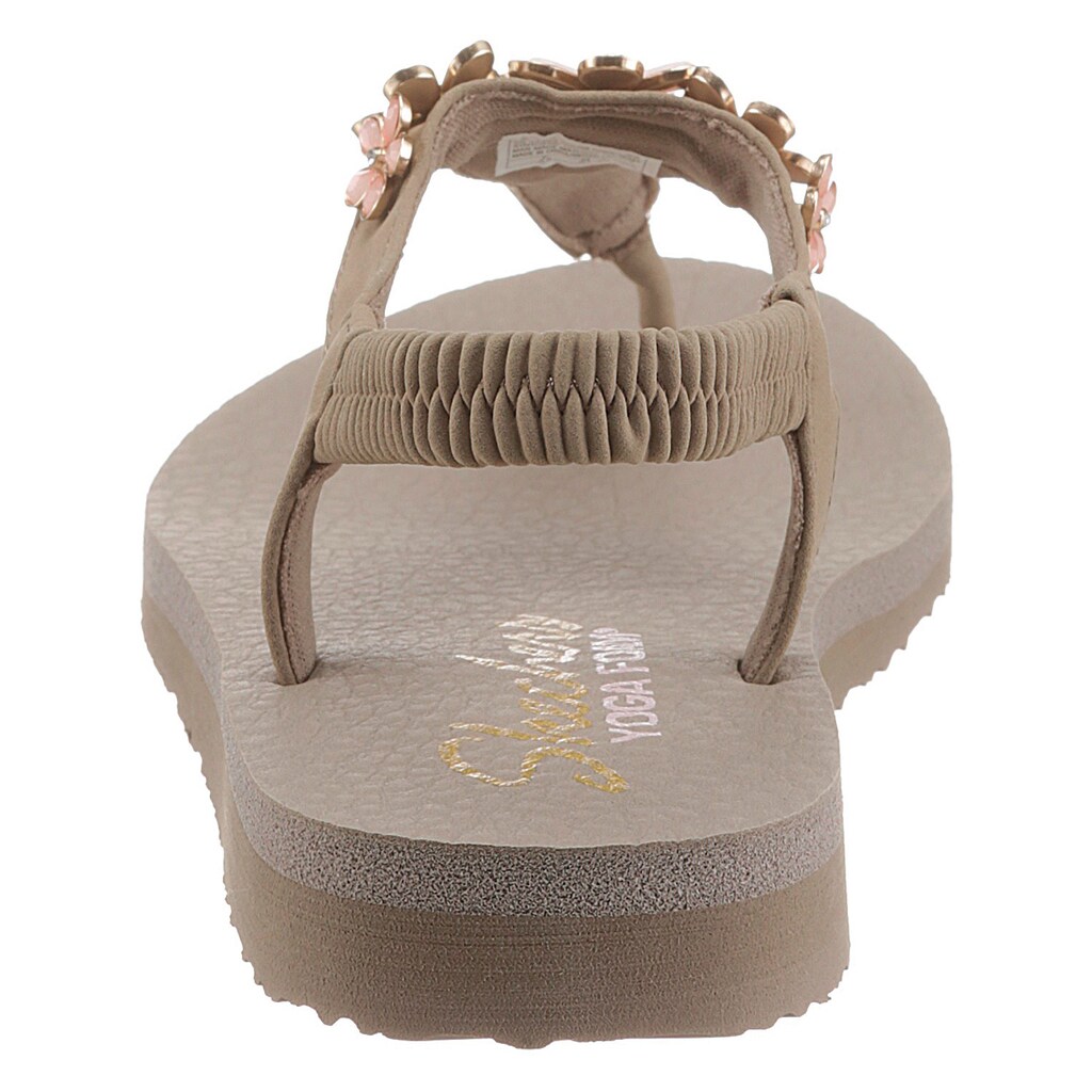 Skechers Sandale »Mediatioan-Floral Embellished«, mit Yoga Foam Dämpfung