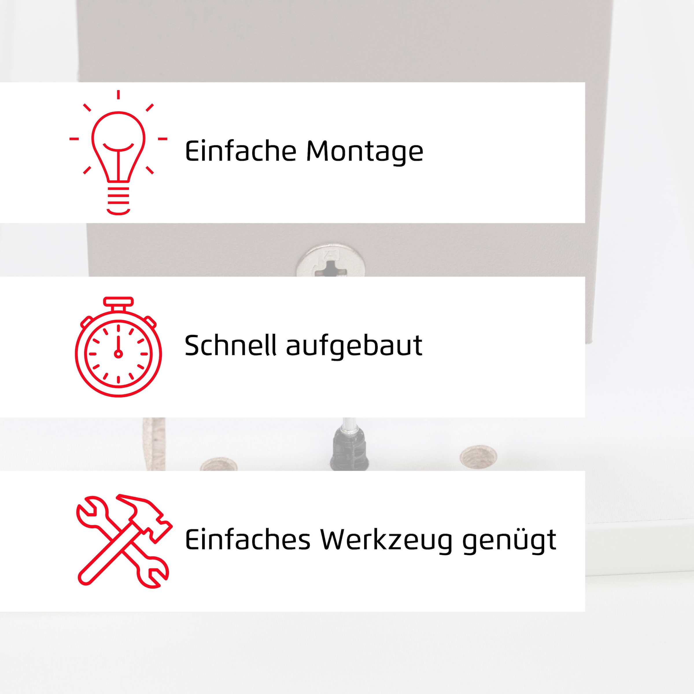 rauch Nachtkommode »Nachttisch Nachtkonsole MONTCLAR Frontauswahl Dekor/Hochglanz/Glas« Breite 40 cm / Höhe 61 cm, inkl. Soft-Close-Funktion,  mit 3 geräumigen Schubladen, viele Griffvarianten MADE IN GERMANY