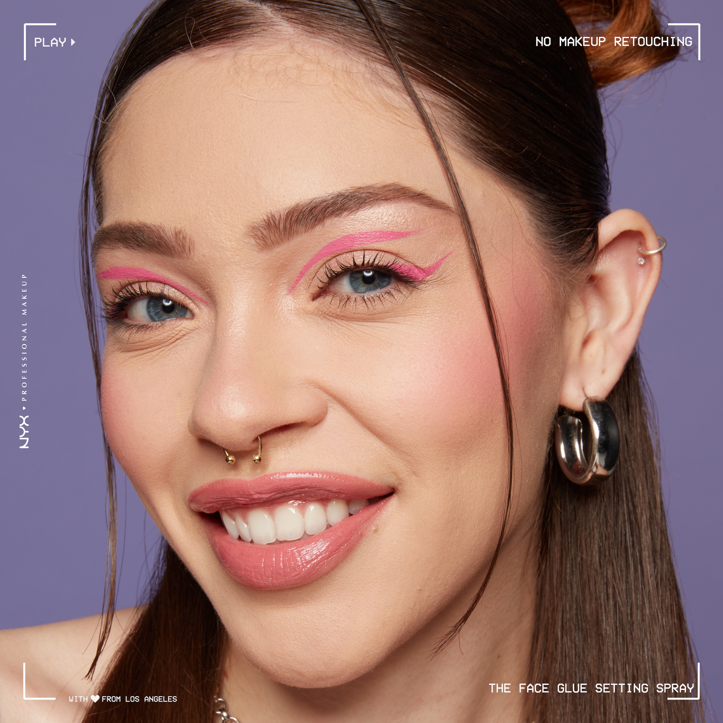 NYX PROFESSIONAL MAKEUP Fixierspray »The Face Glue Setting Spray« Sorgt für langanhaltendes Make-up und eine gesunde Haut.