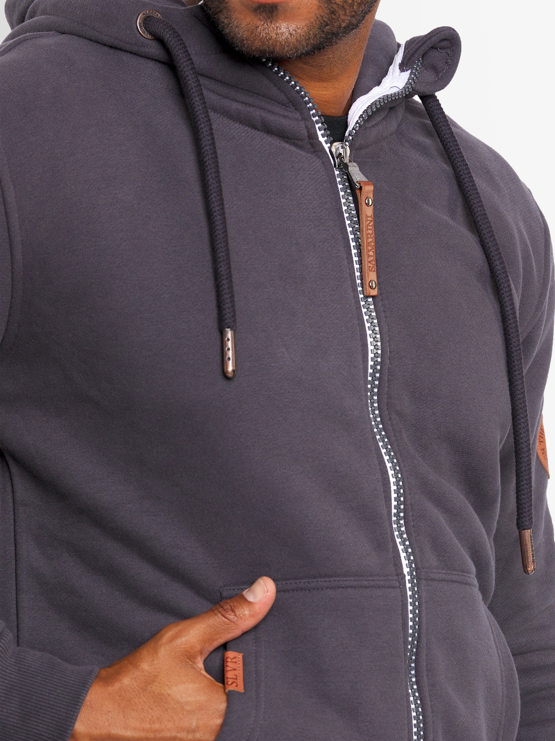 Alessandro Salvarini Sweatjacke »Alessandro Salvarini Herren Sweatjacke AS292«