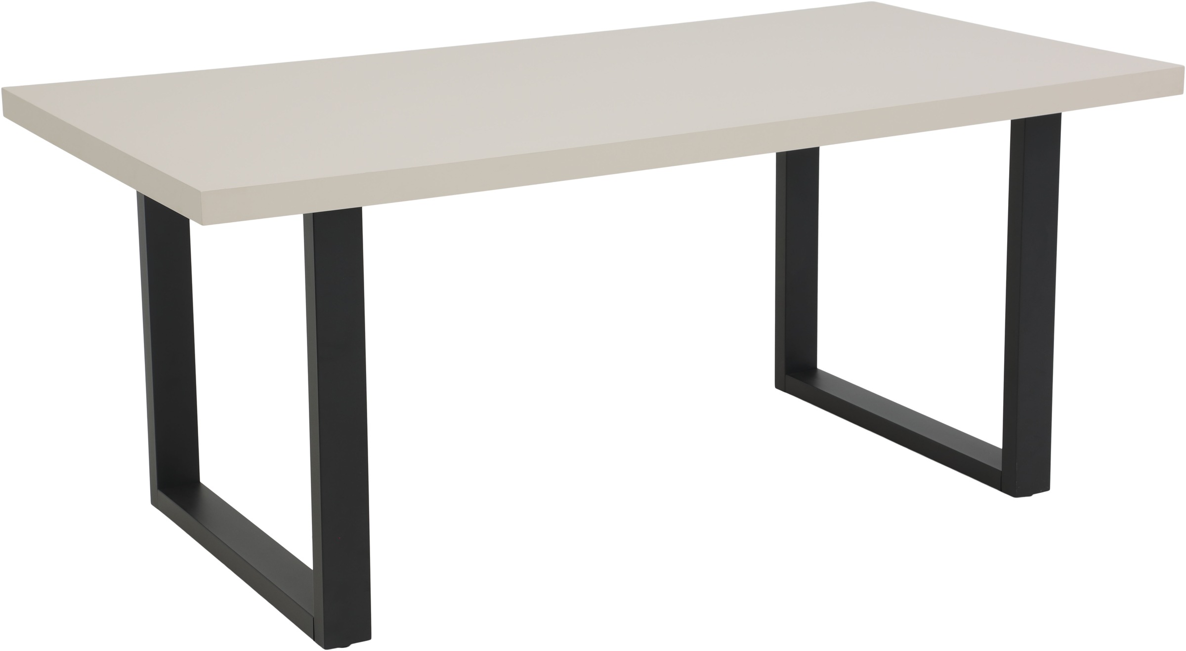 HELA Esstisch "MERAN" 1 Stk. tlg. U-Gestell,Cashmere,Azoto Matt lackiert,Metall,Spanplatte