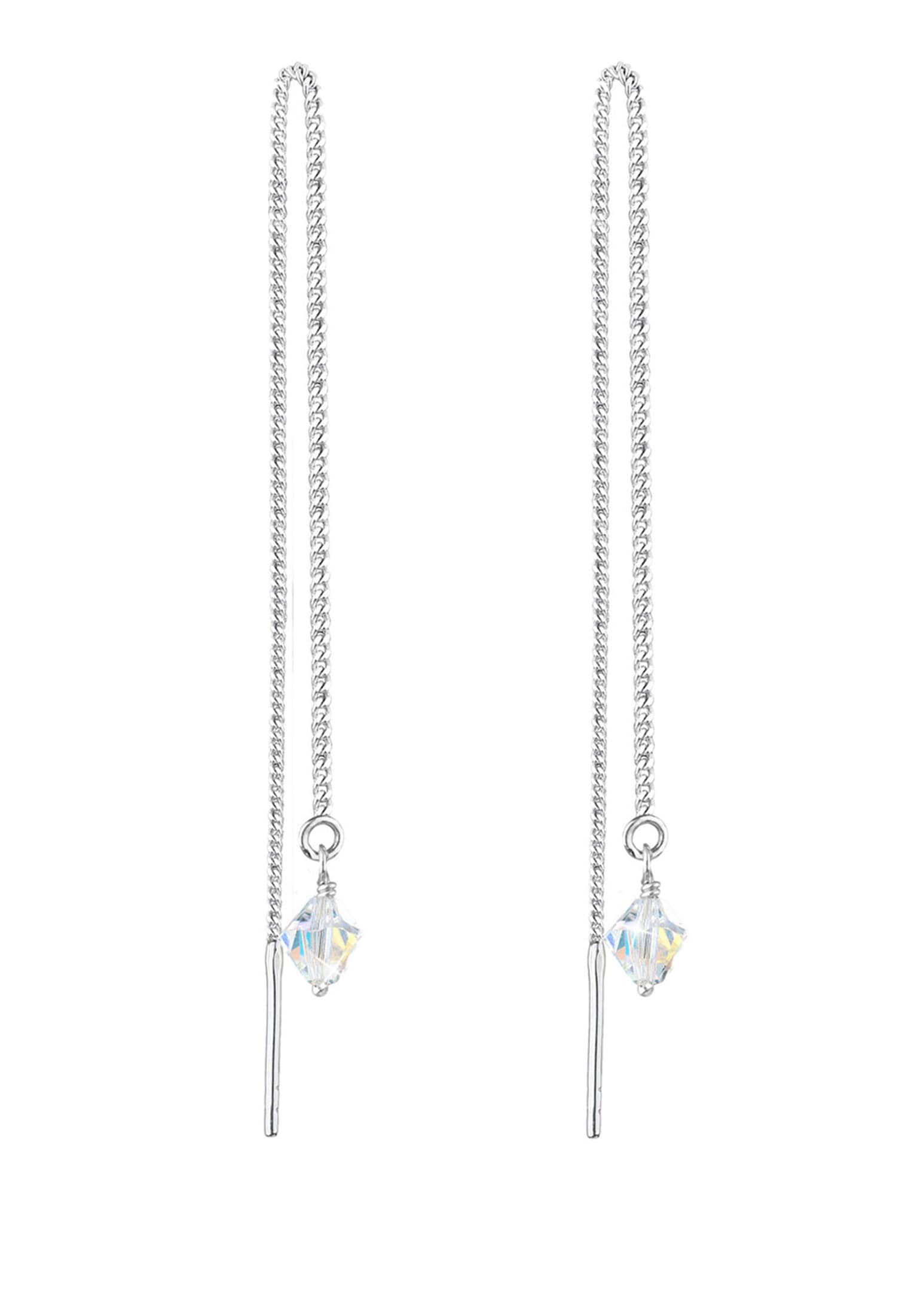 Elli Paar Ohrhänger »Ohrringe Kristalle Funkelnd Elegant 925 Silber«