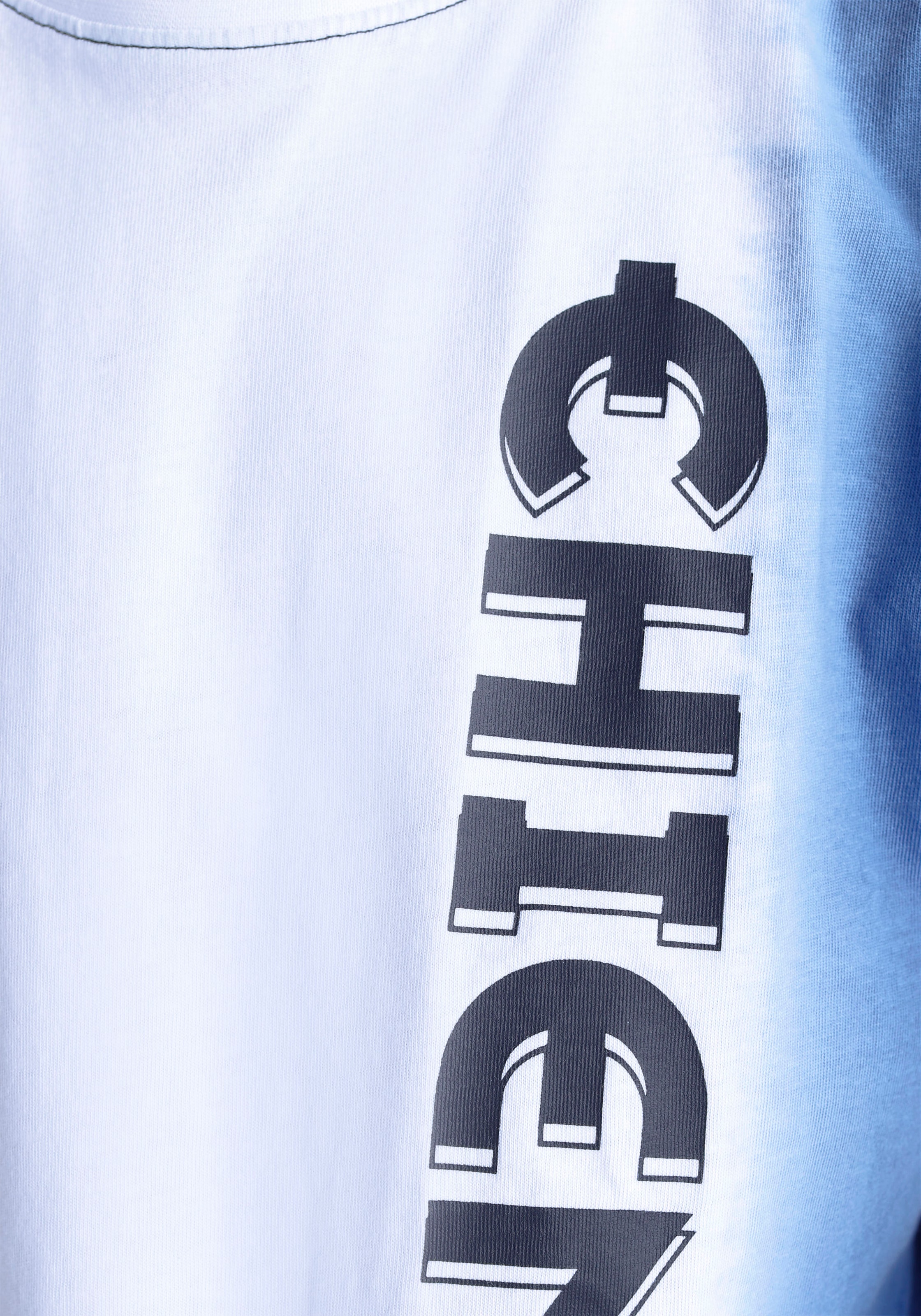 Chiemsee T-Shirt »Dip Dye«, mit coolem Farbverlauf und Logodruck bei