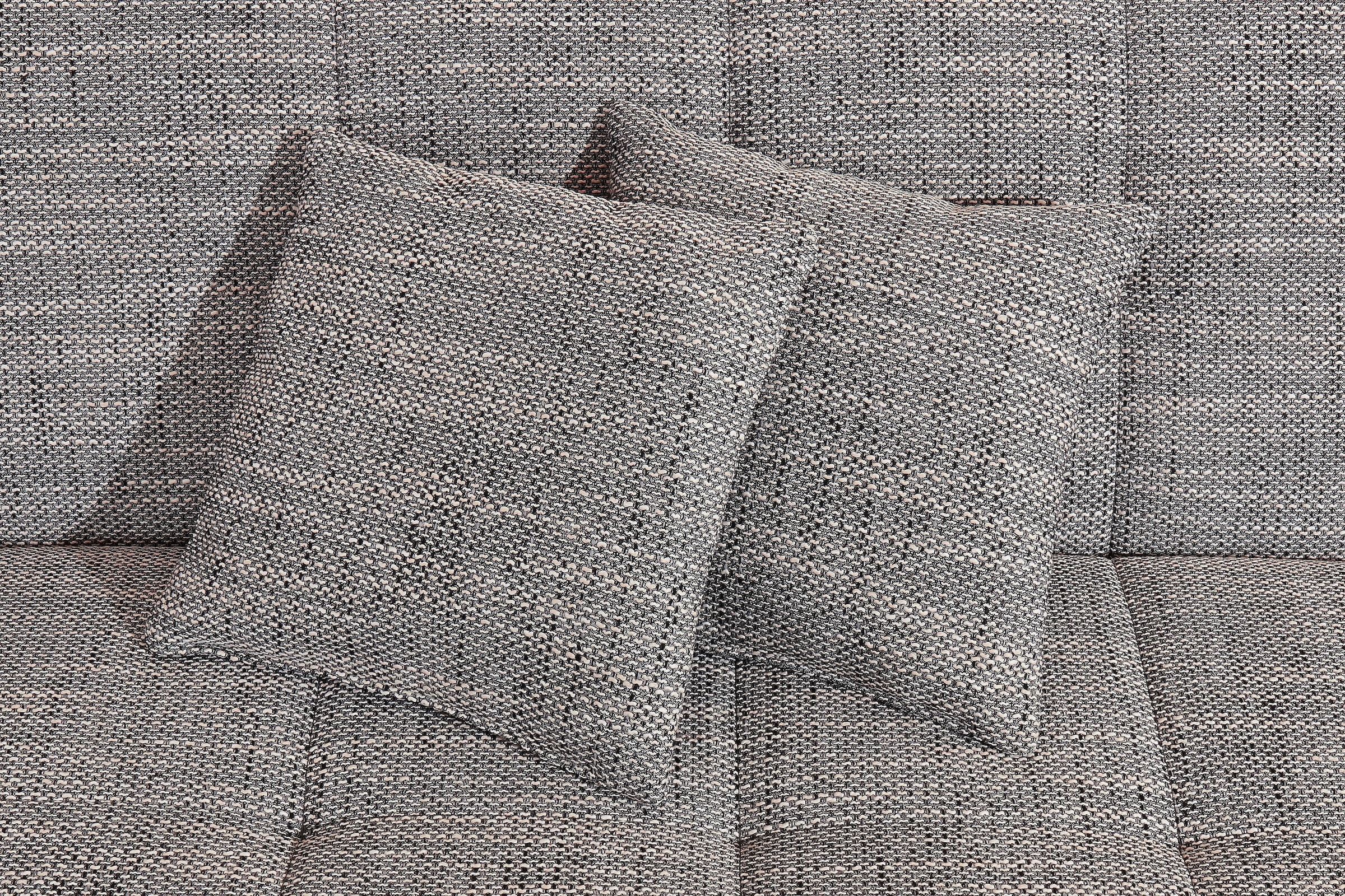 DOMO collection Ecksofa »Moric, L-Form, XXL-Sofa - Breite 300cm«, wahlweise mit Bettfunktion und Armteilverstellung. schwarz-weiß-grau
