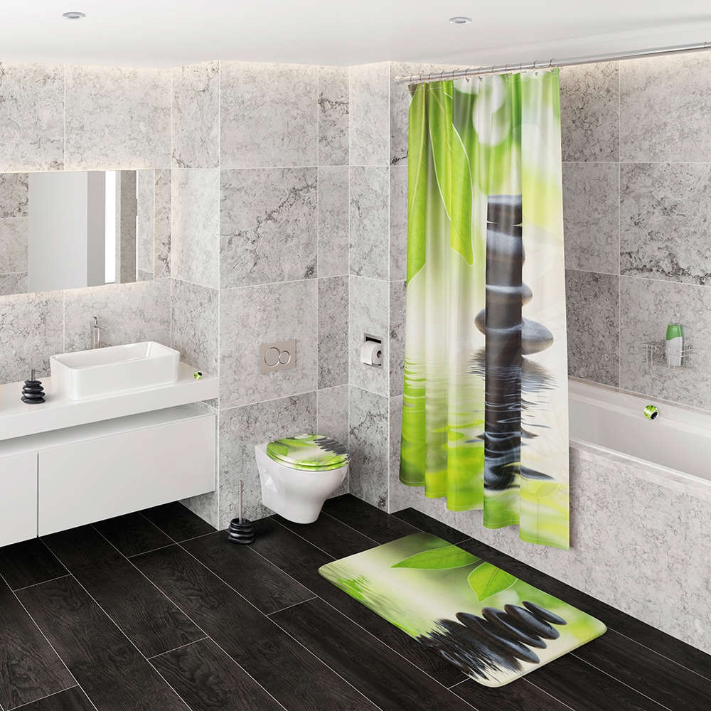 Sanilo Badaccessoire-Set »Harmony« bestehend aus WC-Sitz, Badteppich, Stöpsel, Seifenspender, WC-Bürste