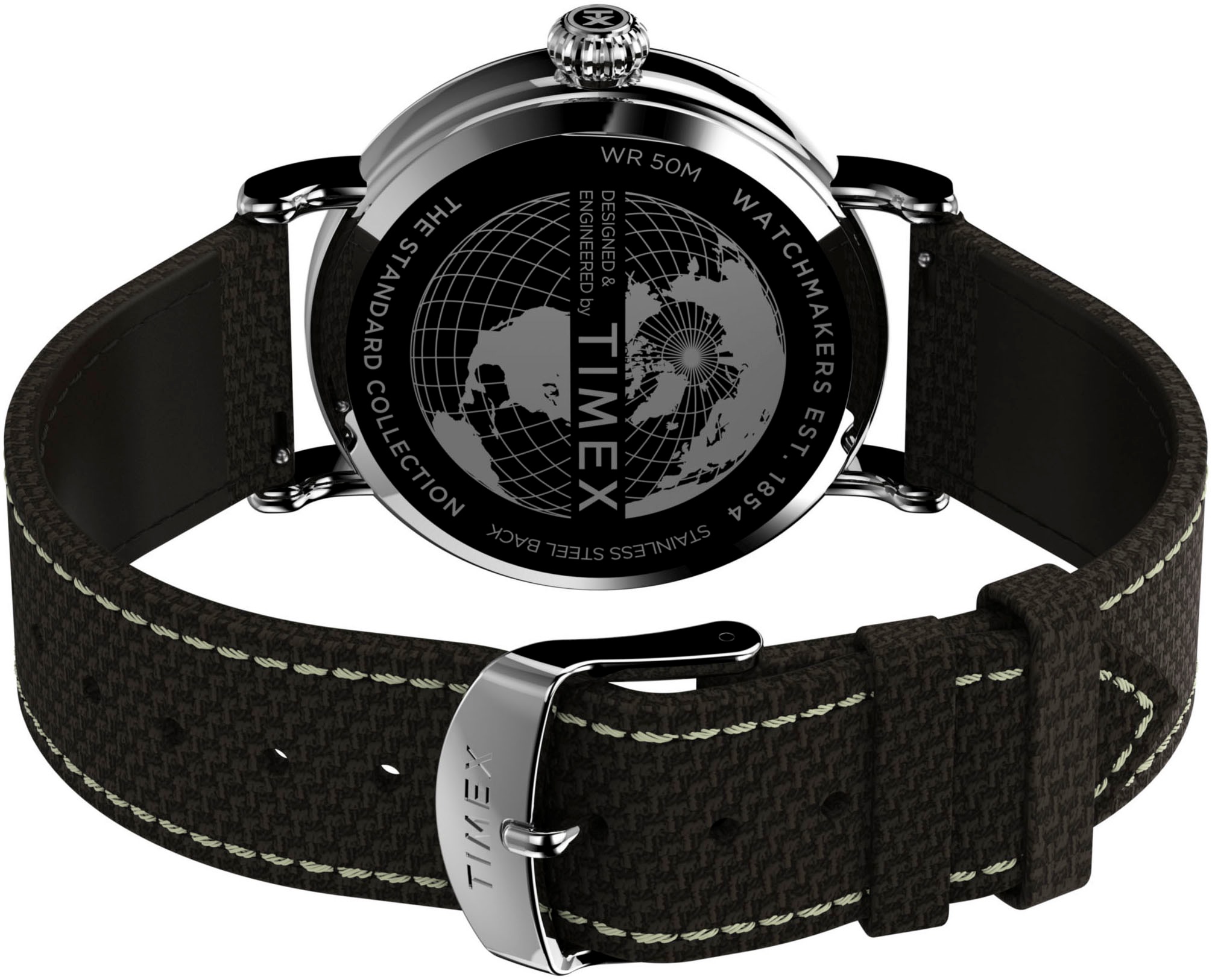 Timex Quarzuhr »WATERBURY STANDARD«, Armbanduhr, Herrenuhr, Leuchtzeiger, Mineralglas, analog