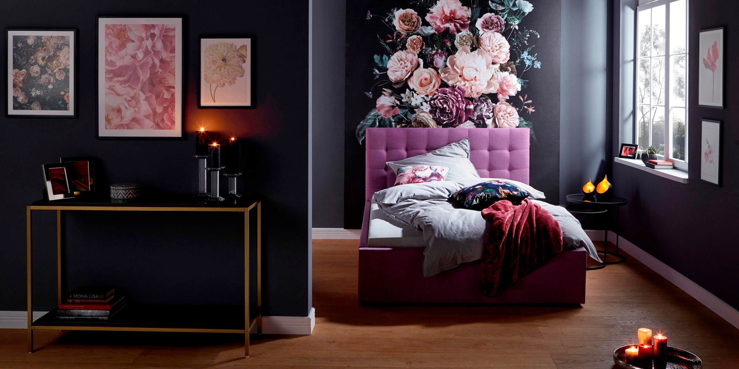Komar Vliestapete »Digitaldruck Vlies - Charming - Größe 200 x 250 cm«, bedruckt, Wohnzimmer, Schlafzimmer